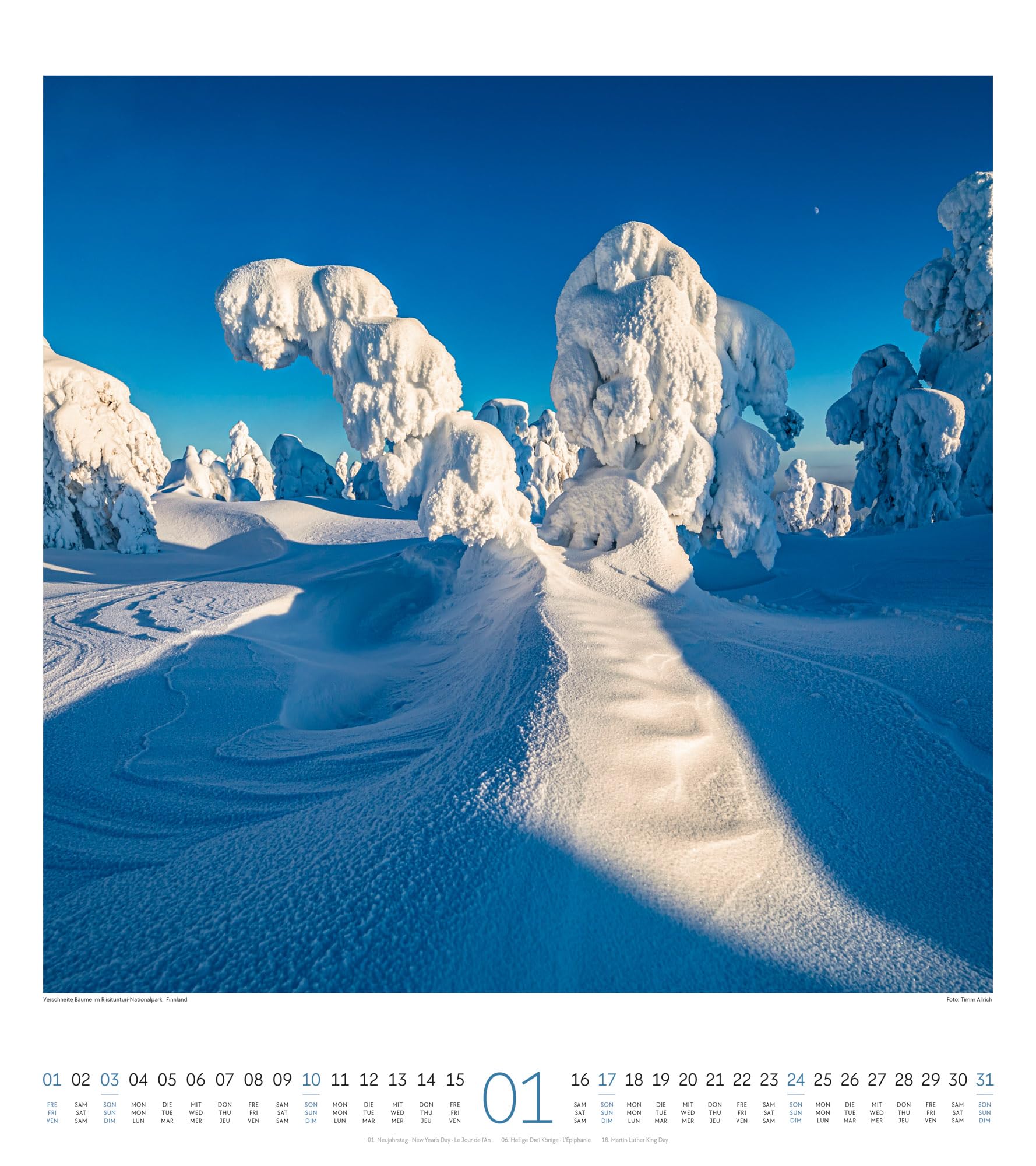 Lichtblicke Kalender 2027 | Stimmungsvoller Natur-Kalender im großen Hochformat (48x54 cm) | Landschaften im Licht der Sonne