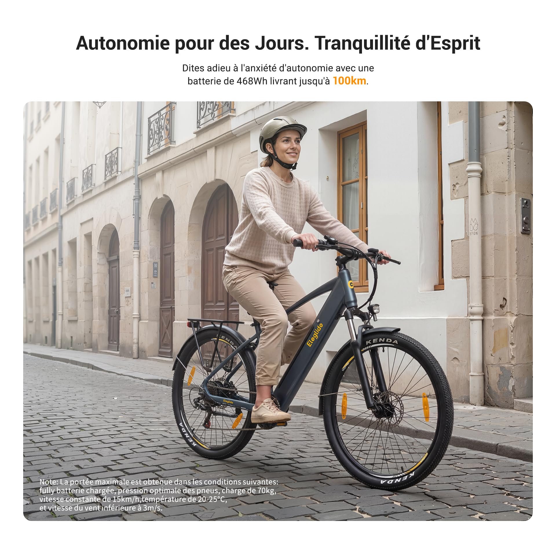 Eleglide Vélo électrique T1-27,5" 13 Ah 100 km 250 W Shimano 7 Vitesses Freins à Double Disque