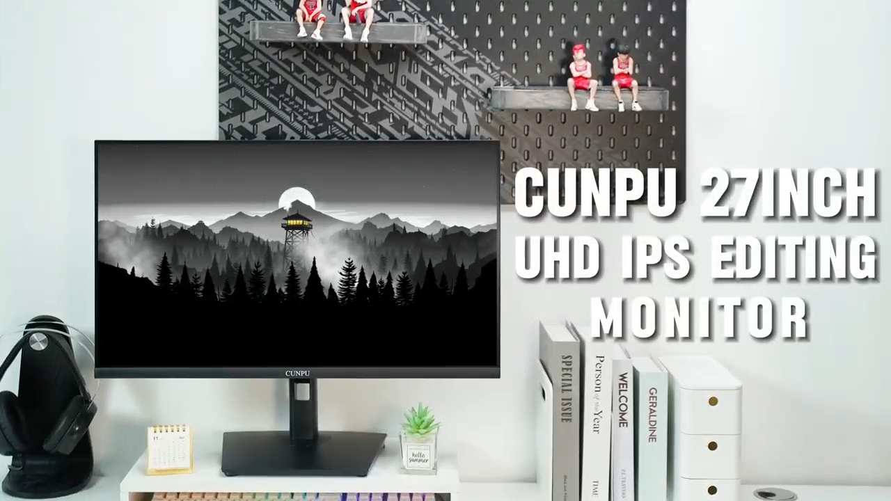 Amazon.com: CUNPU 27 Inch 4K IPS Monitor, UHD Untra-Slim Bezel