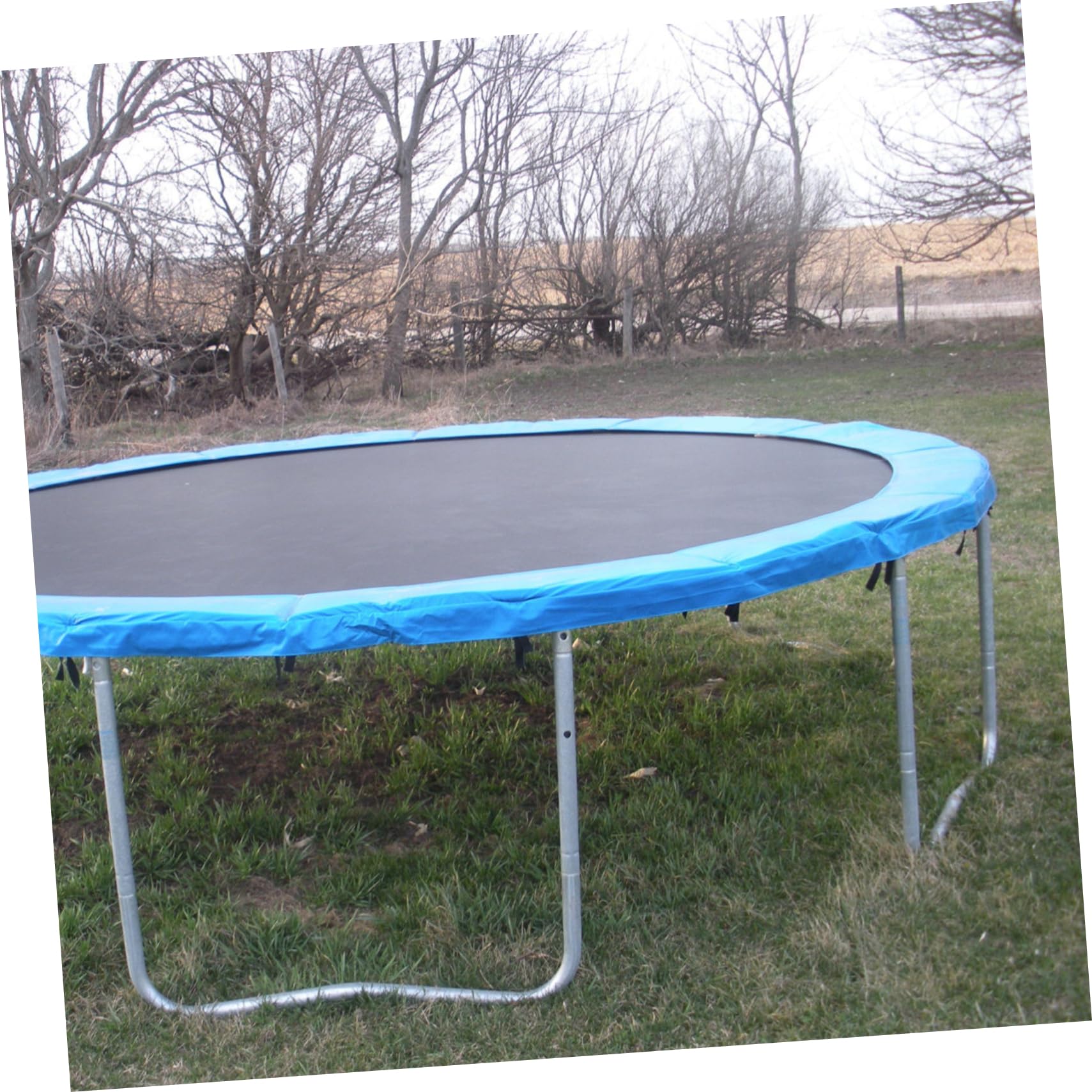 Cuscino Protettivo per Trampolino Blu in PVC per Ragazzo Ragazza