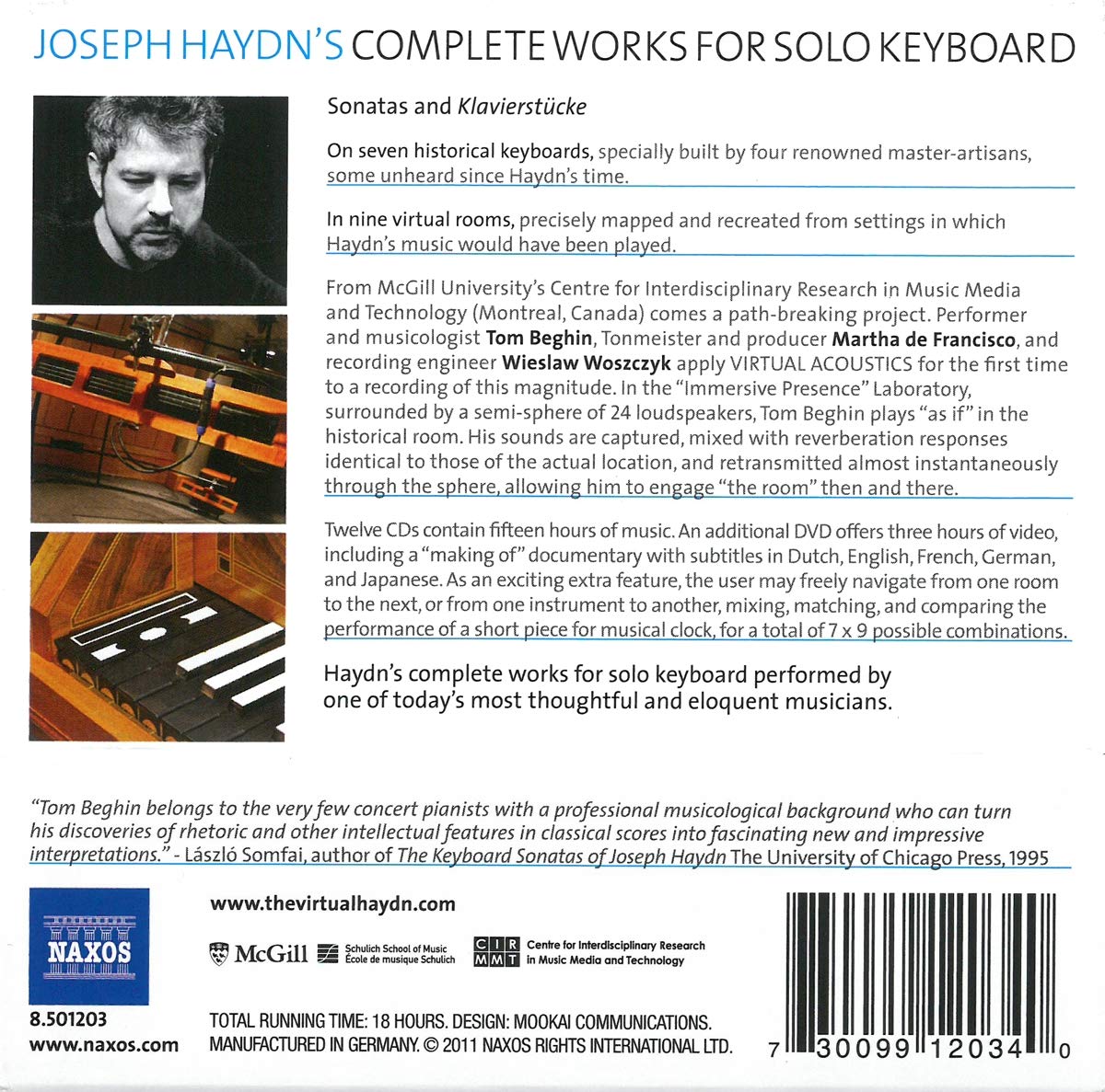 The Virtual Haydn: Sämtliche Werke für Tasteninstrument