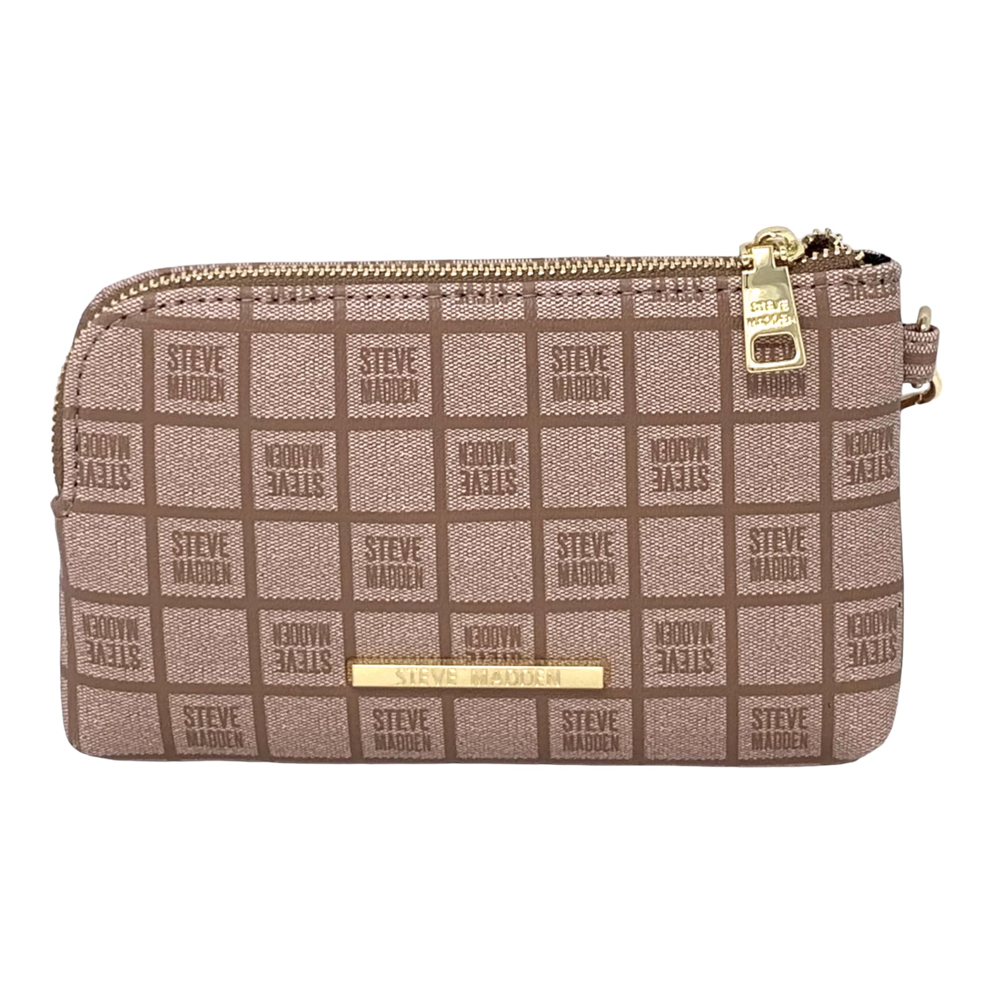 Steve Madden Women's Btrell Wristlet (Brown, One Size)
