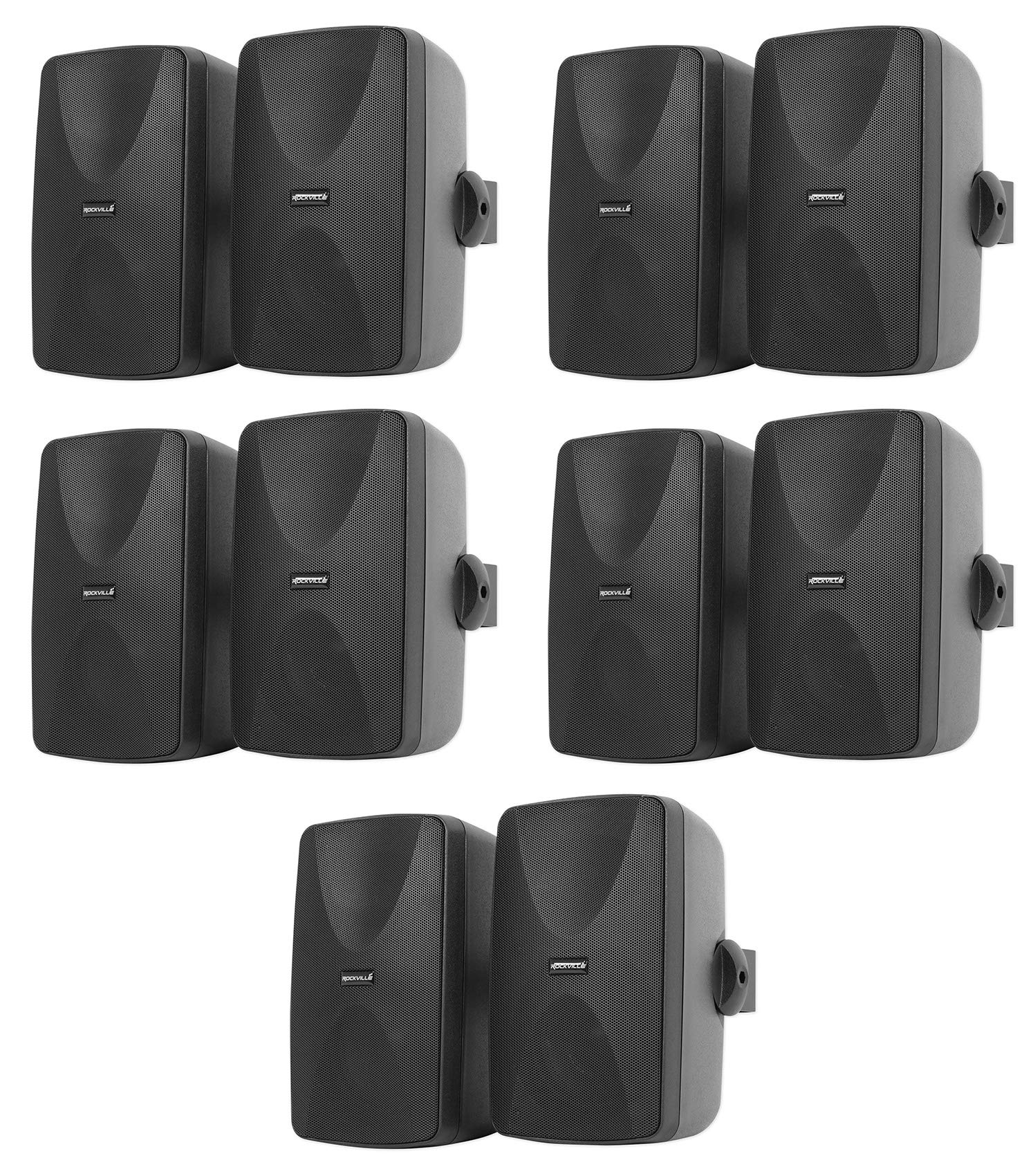 Rockville (10) WET-7020B Black 5.25