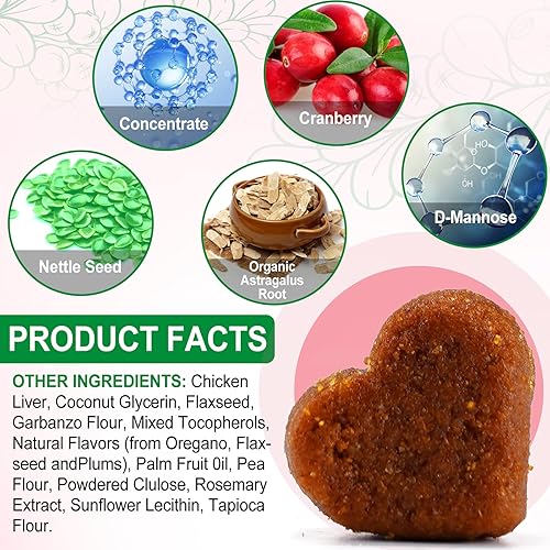 Miniatura 4 de Salud de la vejiga de arándano para perros, 150 arándanos para perros, suplemento de arándano para perros, ayuda a apoyar la salud del tracto