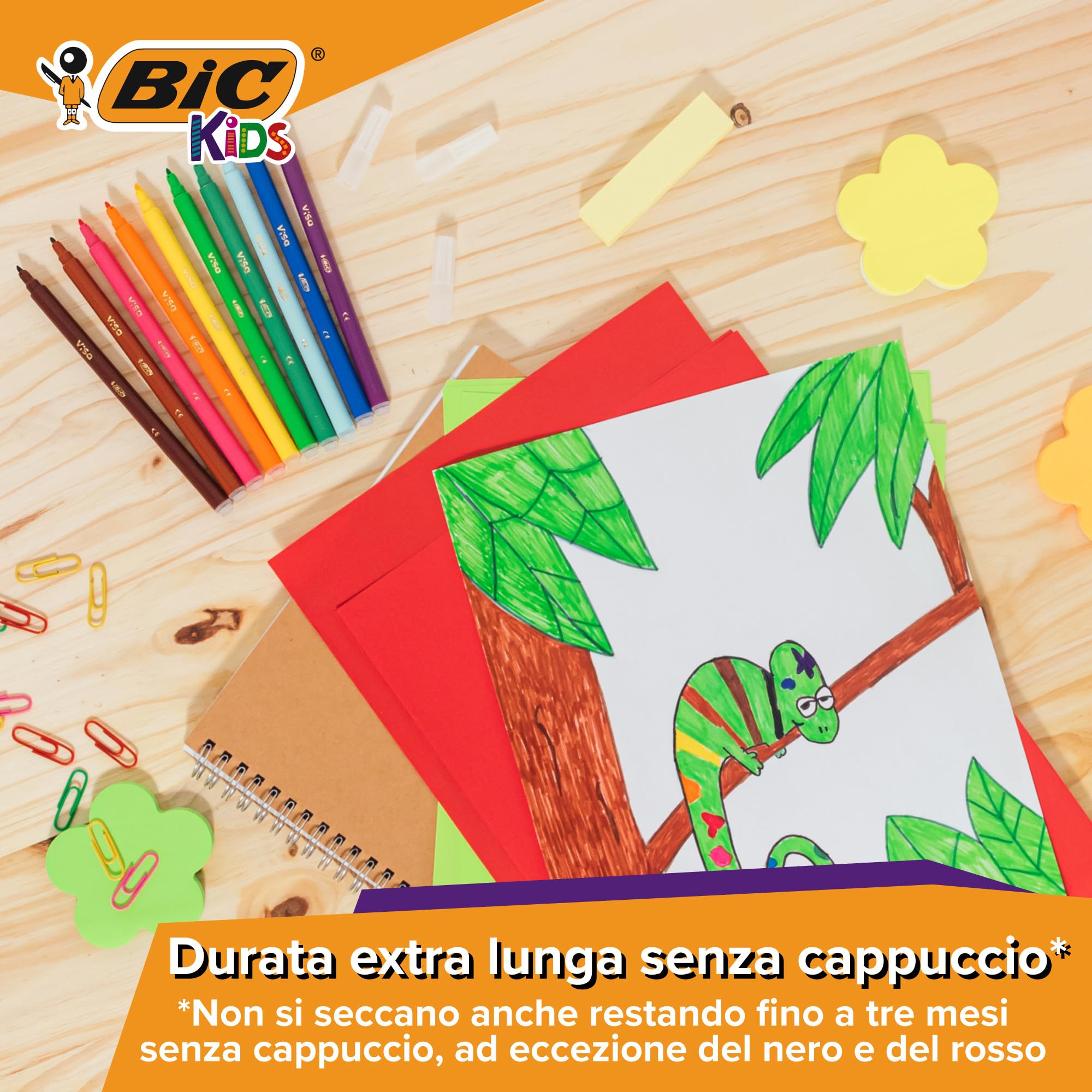 BIC Kids, Set Colori Bambini, Libri da Colorare, Matite Colorate, Pennarelli, Pastelli, Idea Regalo Bambini, 57 unità "esclusiva amazon"