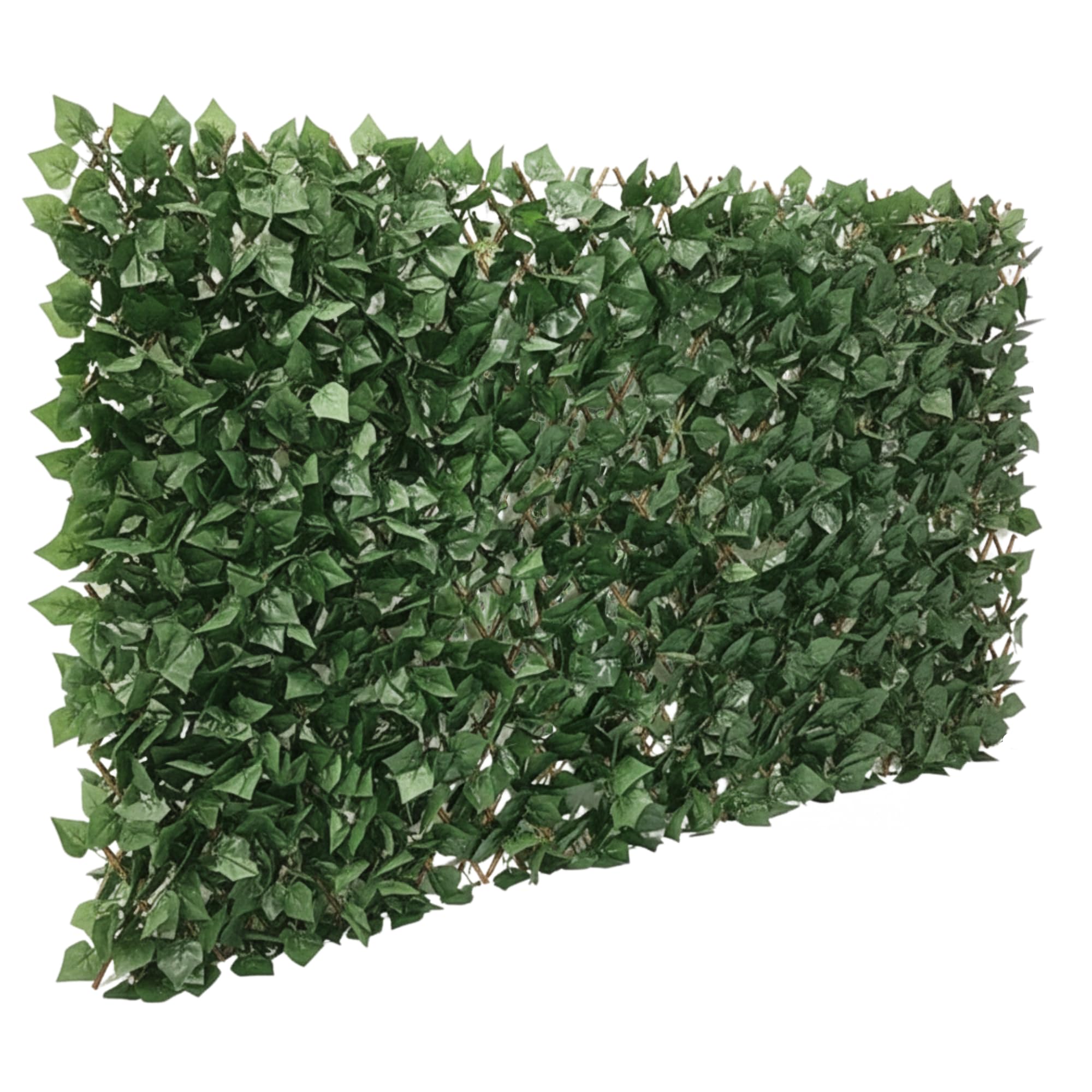 HAVENURA Artificial Maple Leaf Willow Extendable Trellis Plastic Hedge Garden Fence Screening Privacy. (Dark Green, 100x200cm) (Maple Leaf (1 Pack)) - 2