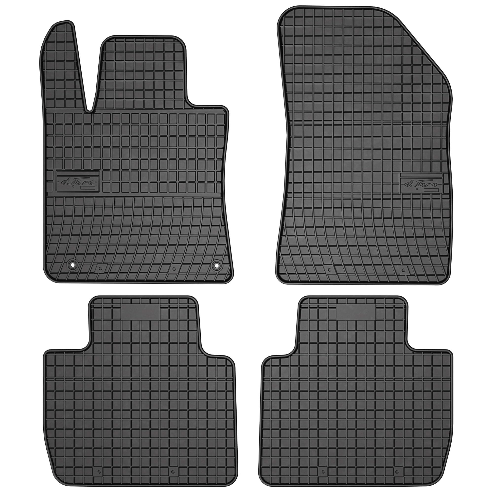 MOTOS Alfombrillas de Goma para Peugeot 508 II Desde 2018 Mejora tu Comodidad de Viaje con la Alfombrilla Antideslizante para Coche- Alfombrillas de Coche para Varias Estaciones