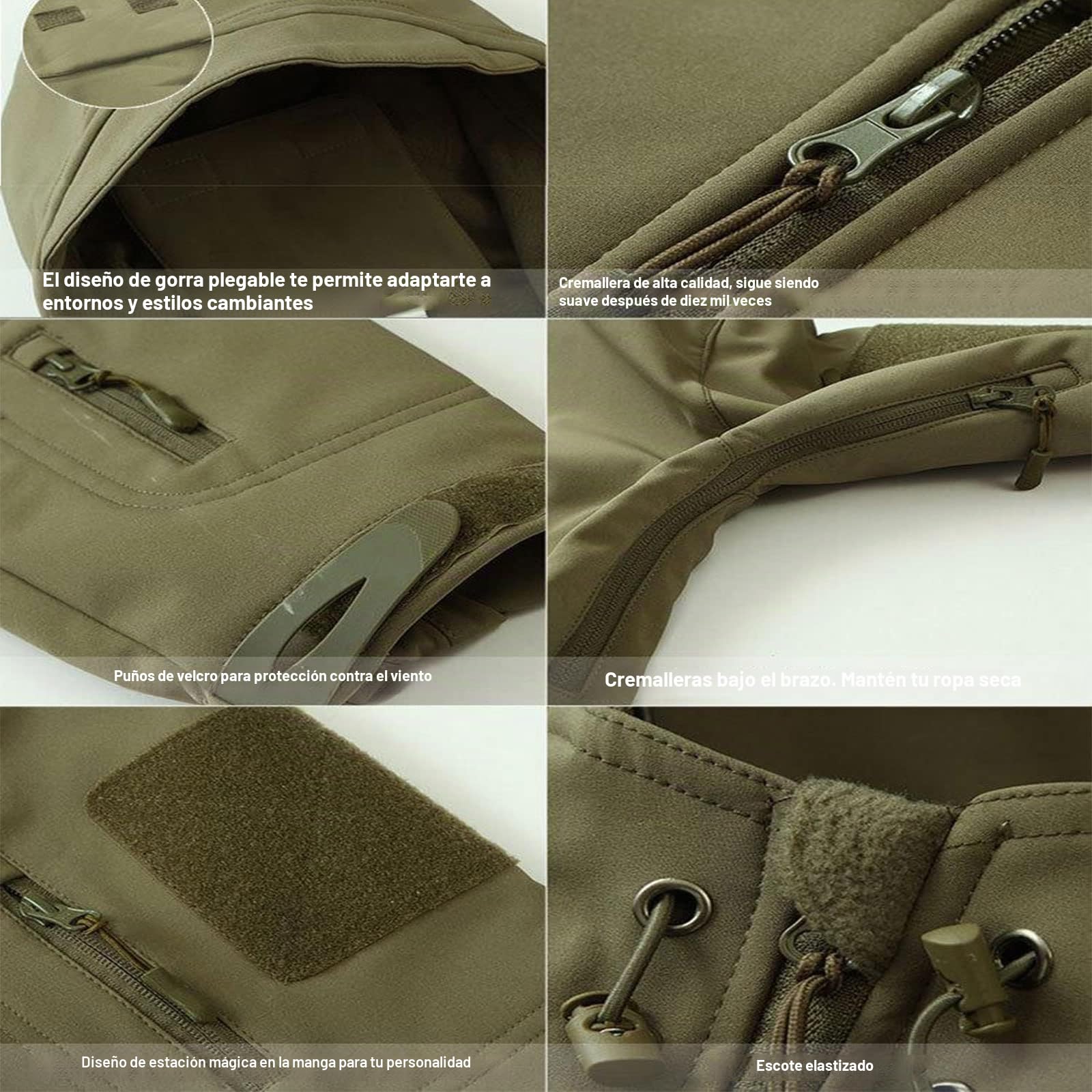 Conjunto de uniforme de combate táctico de camuflaje para hombre, impermeable, incluye chaqueta y pantalones de softshell, ropa de caza militar