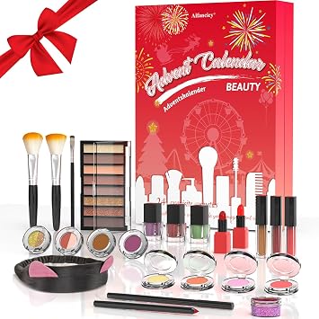 Beauty Advent Calendar 2025 Girls with Exquisite Cosmetics Gift 24 Great Beauty Products for Women Teenagers Girls for a Varied Pampering and Stylish Advent Season 24 Pieces