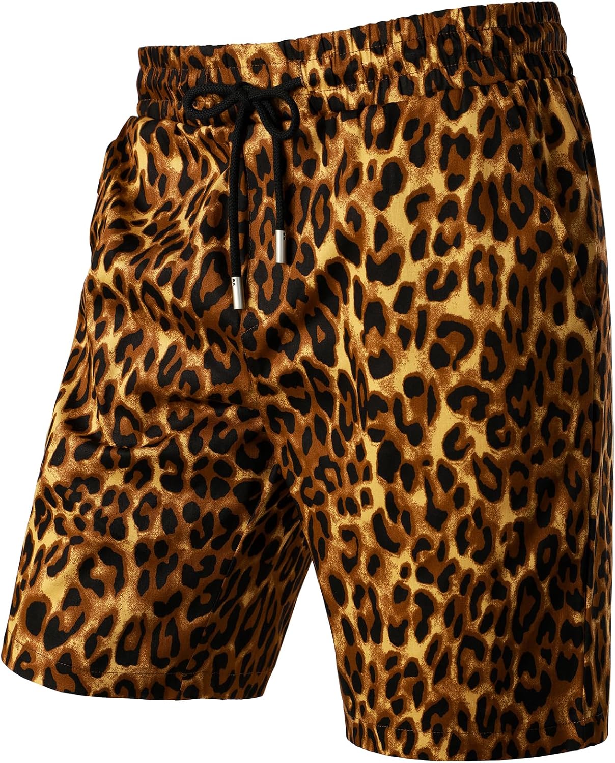 JEMITOP Men's 2 Piece Casual Cotton Stretchy Outfit Short Sleeve Button up Shirt and Shorts Set - Image 4