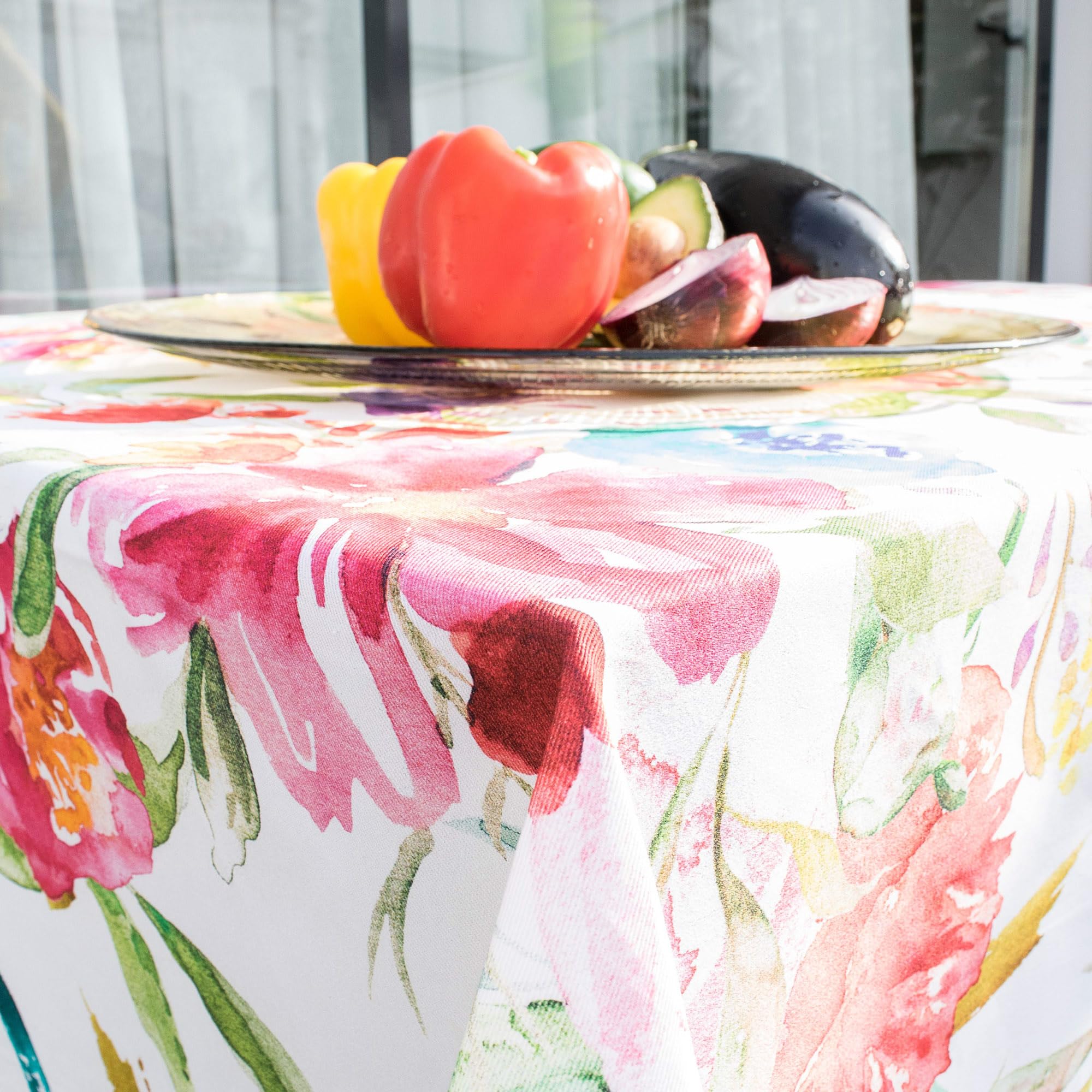 Pink bloom Mantel 150x150 cm