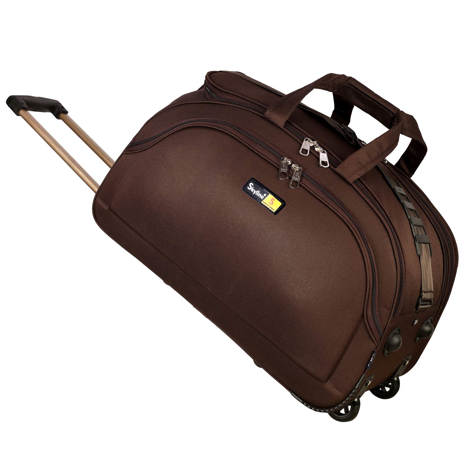 Skyline 70L Strolley Duffel Bag Spacious Travel Companion with Wheels-image-10