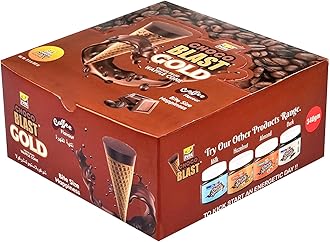 - Pure Temptation® Chocolate Waffle Cone Candy (30 Pcs) – Premium Coffee-Flavoured Gift Pack – Choco Cone Treats for Coffee Lovers – Pack of 1
