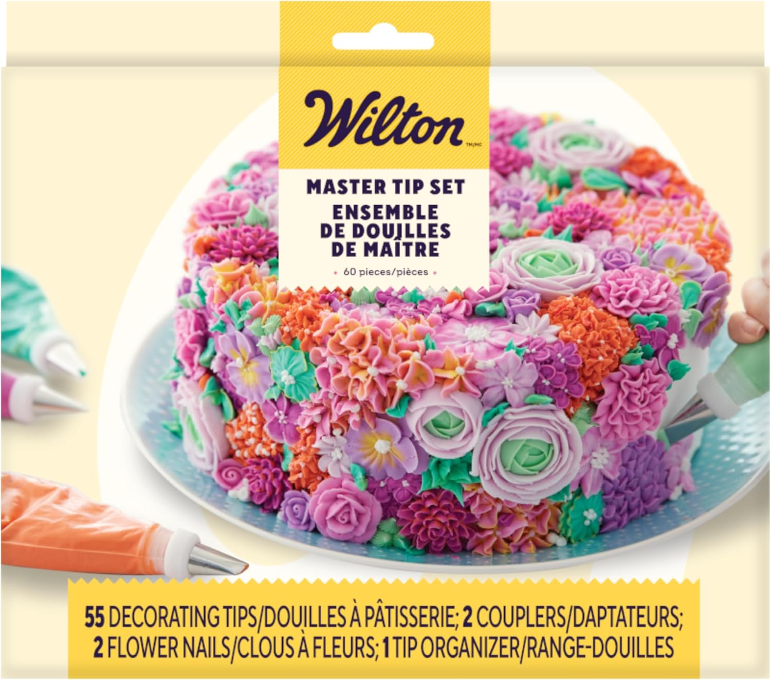Buy Wilton 55-Piece Cake Decorating Tip Set at Ubuy Togo