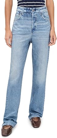 rag & bone Womens Rb Miramar Terry Shea Straight Pants