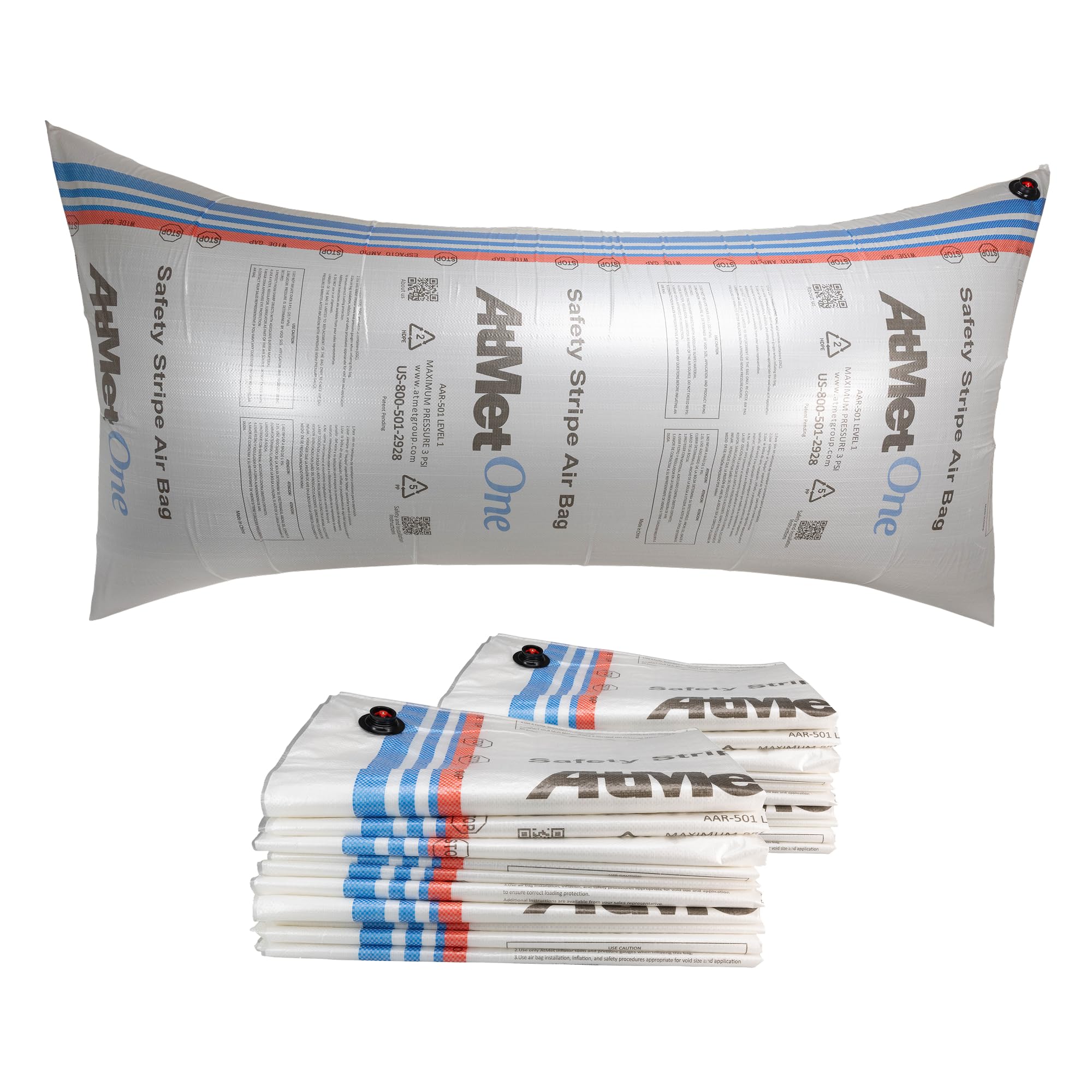 Dunnage Airbags 48" x 96", Pack of 20 - USA-Made Woven PP Dunnage Bags
