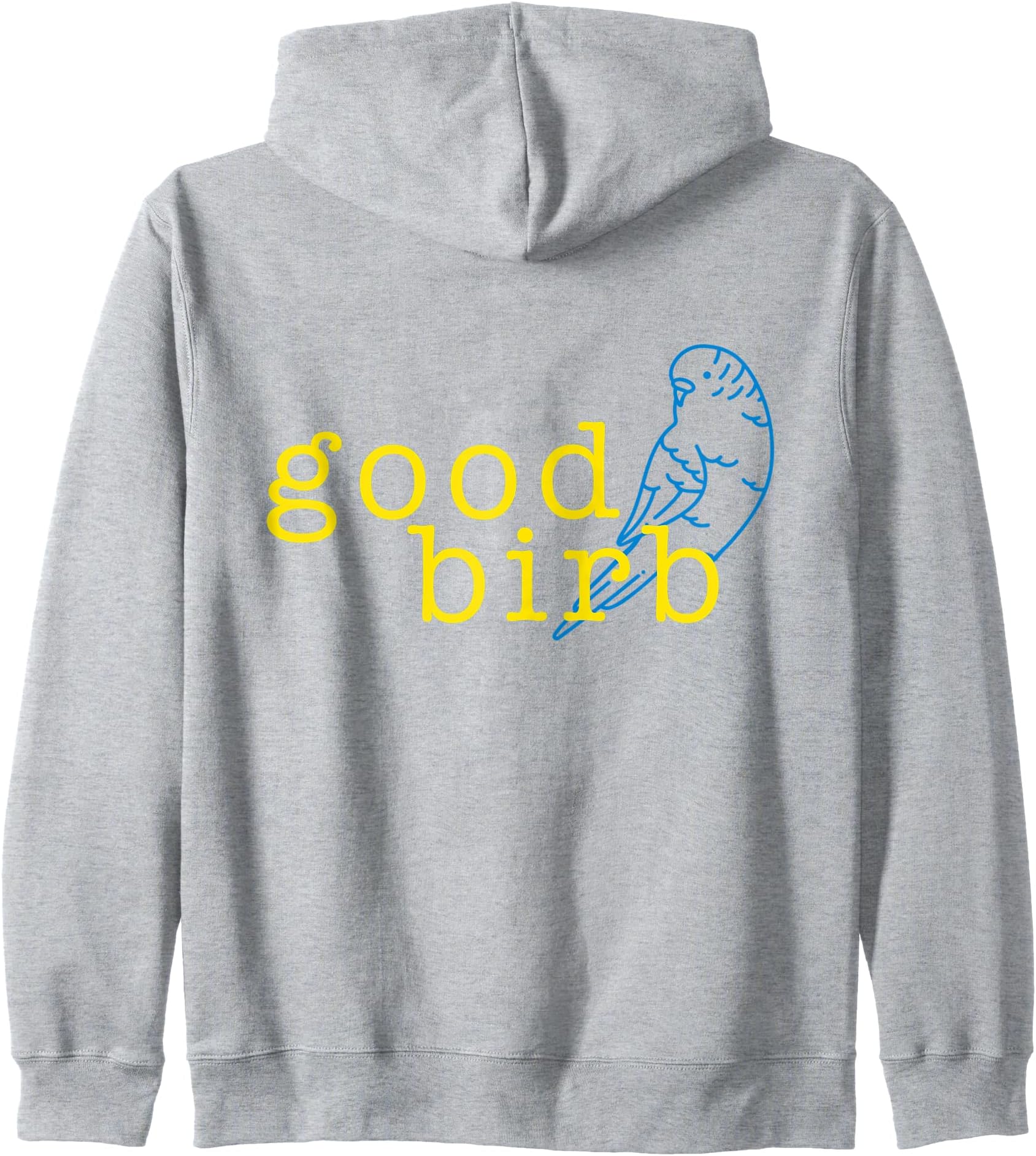 Cute Pet Bird Budgie Parakeet Smol Birb Good Bird Pet Budgie Zip Hoodie