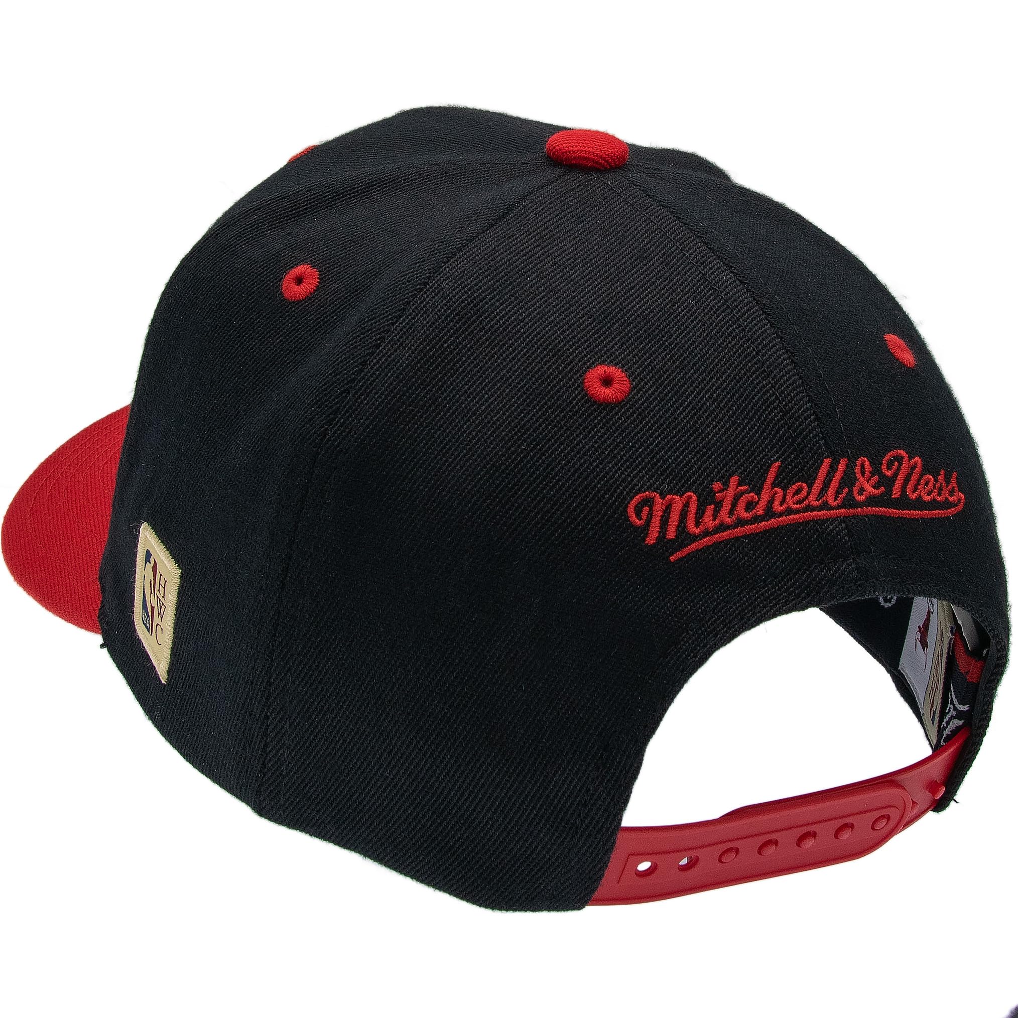 Mitchell & Ness Team Arch Cappellino da Baseball con Chiusura Classic Red Snapback - NBA/Hardwood Classics - 4