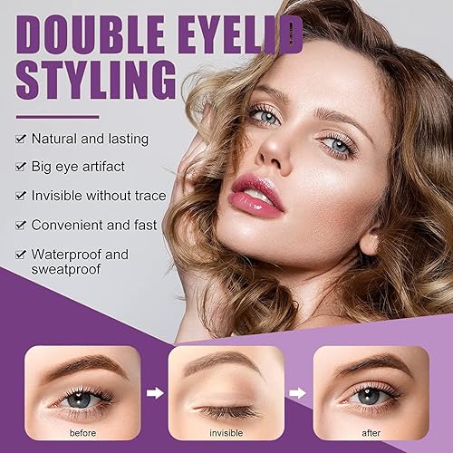 Miniatura 2 de 480 cintas invisibles para párpados, impermeables, doble párpado para capucha, tiras de levantamiento de párpados agradables a la piel, cinta de