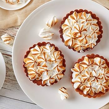 S JINMY-4 Pack Quiche Tart Pan,5 Inch Round Perforated Pizza