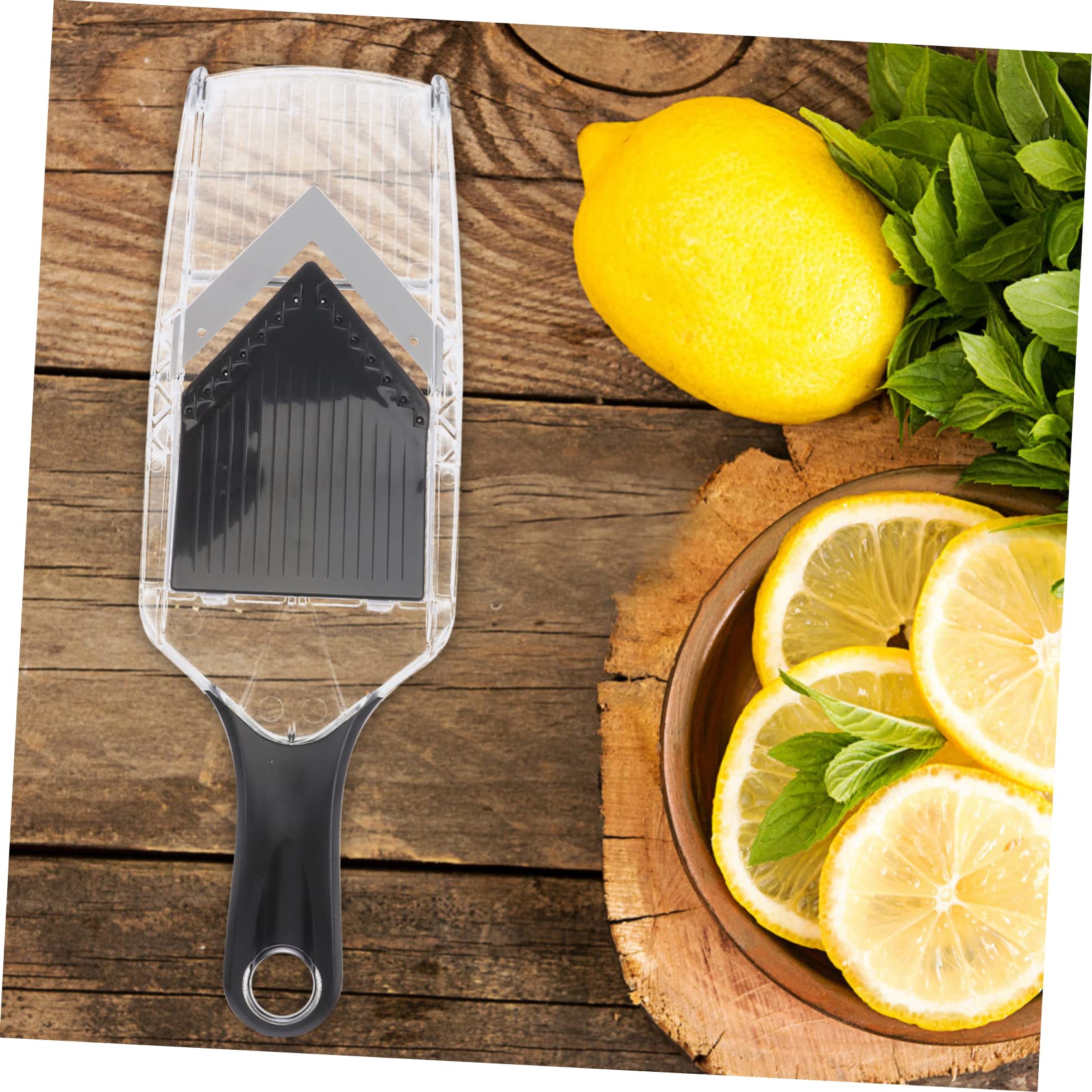 Coupe-citron Trancheuse à Fruits en V, Acier Inoxydable Abs Pp