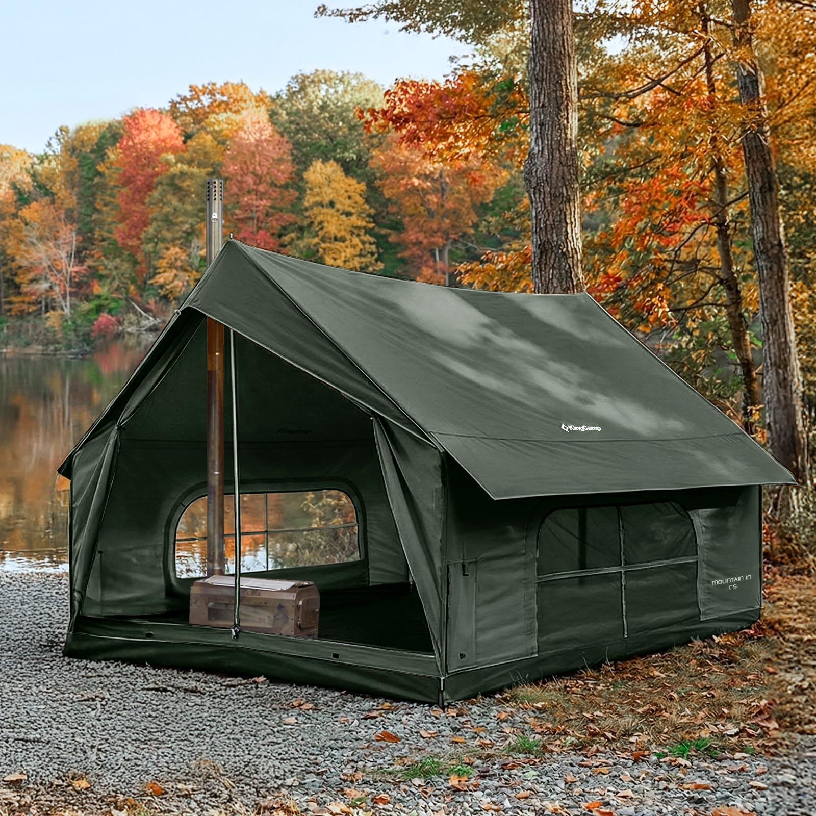 KingCamp Camping Tent with Floor 6-8 Person