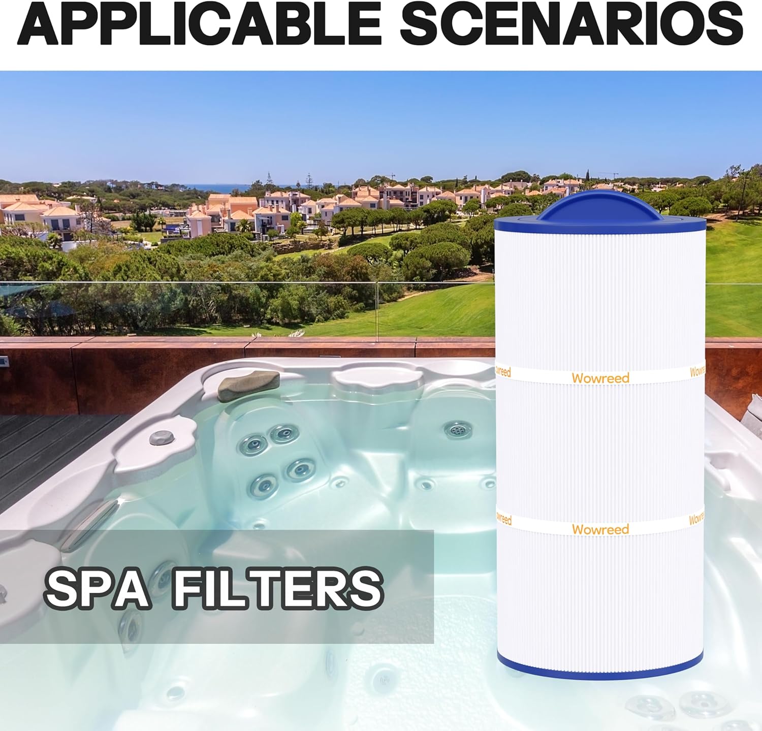 Spa Filter Compatible with Caldera Utopia 73722, C-8399, FC-3965, PCD100W, Caldera 100,1 Pack - Image 7