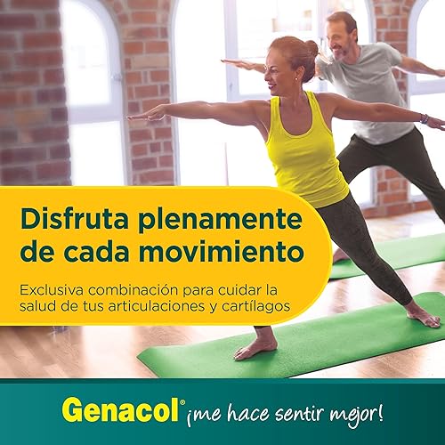 Miniatura 7 de Genacol Plus – Suplemento de glucosamina y colágeno, péptidos de colágeno ultrahidrolizados, facilita el movimiento de las articulaciones, mantiene