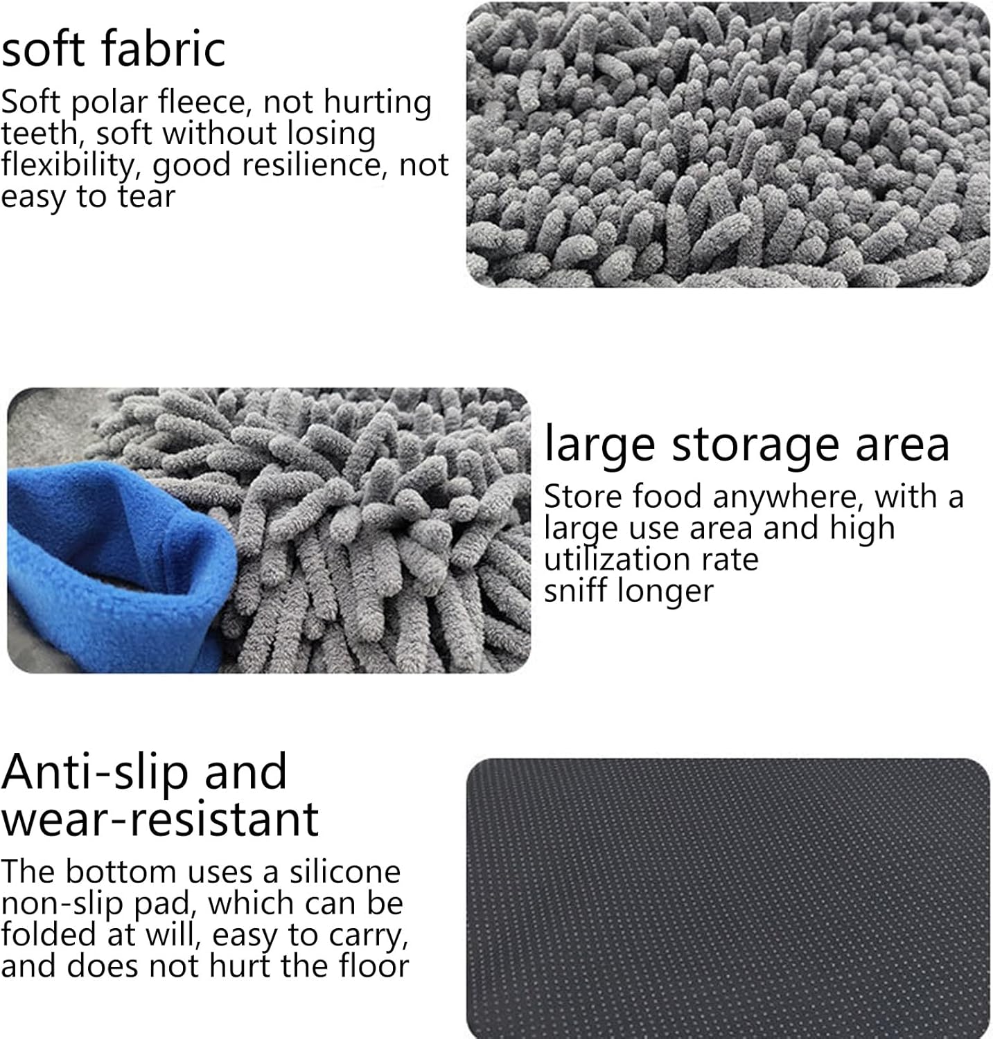 Dog Snuff Pads for Dogs and Cats, Interactive Dog Toys to Reduce Boredom and Anxiety, Premium Slow Feeding Pads to Protect Stomach, Prevent Vomiting and Train Smell Skills