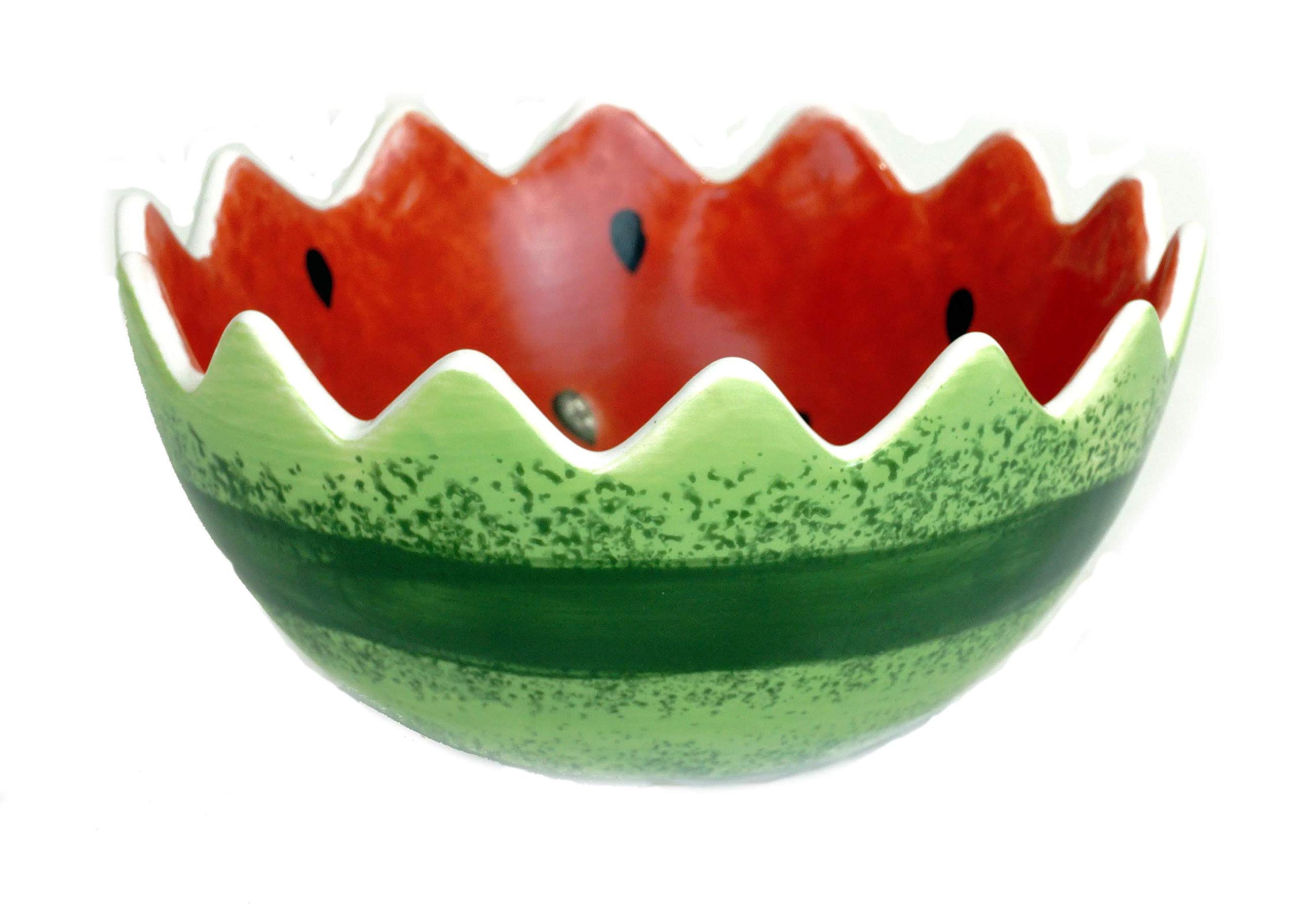 Summertime Watermelon Ceramic Serving Bowl