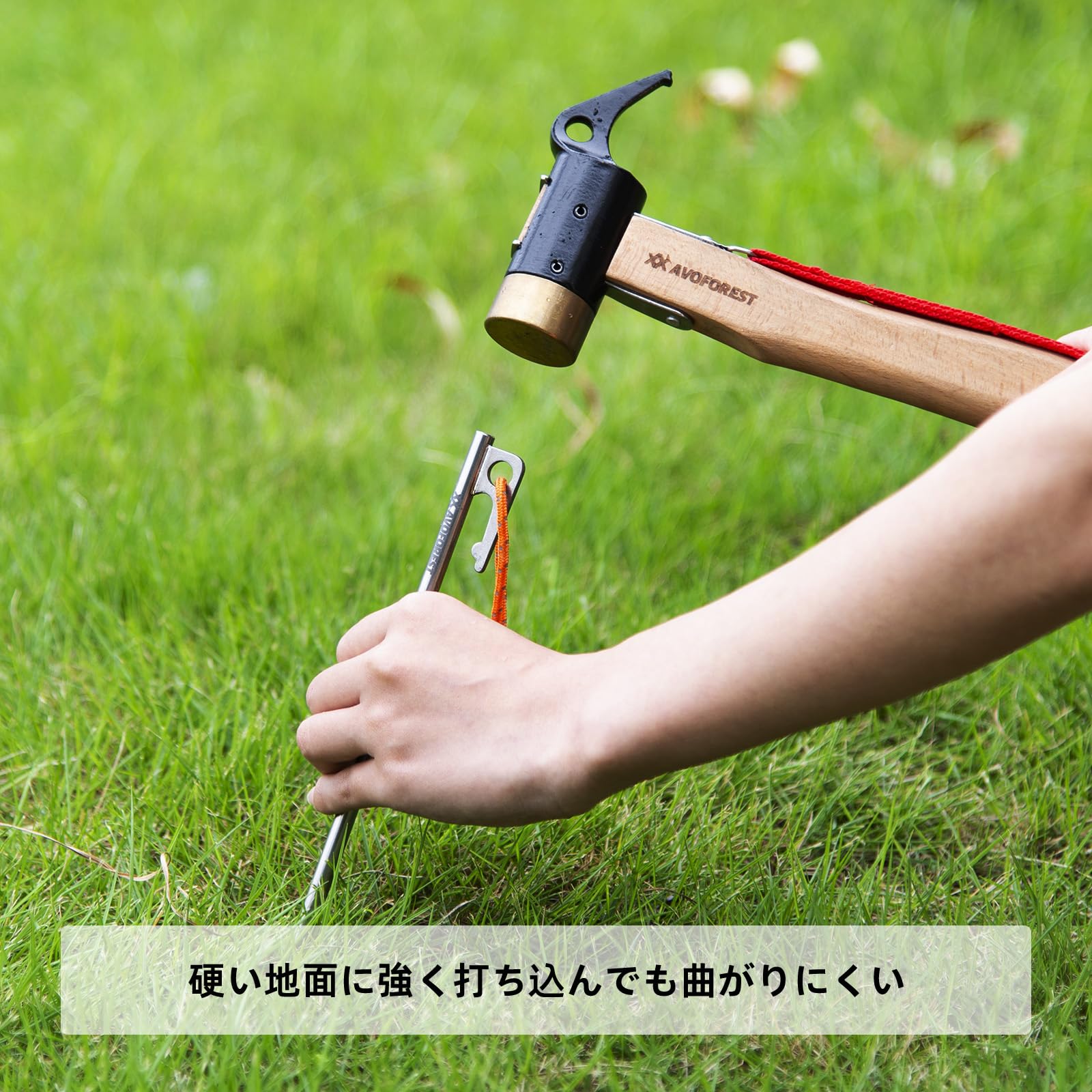 Amazon.co.jp: 【新開発】AVOFOREST ペグ チタン製 チタンペグ