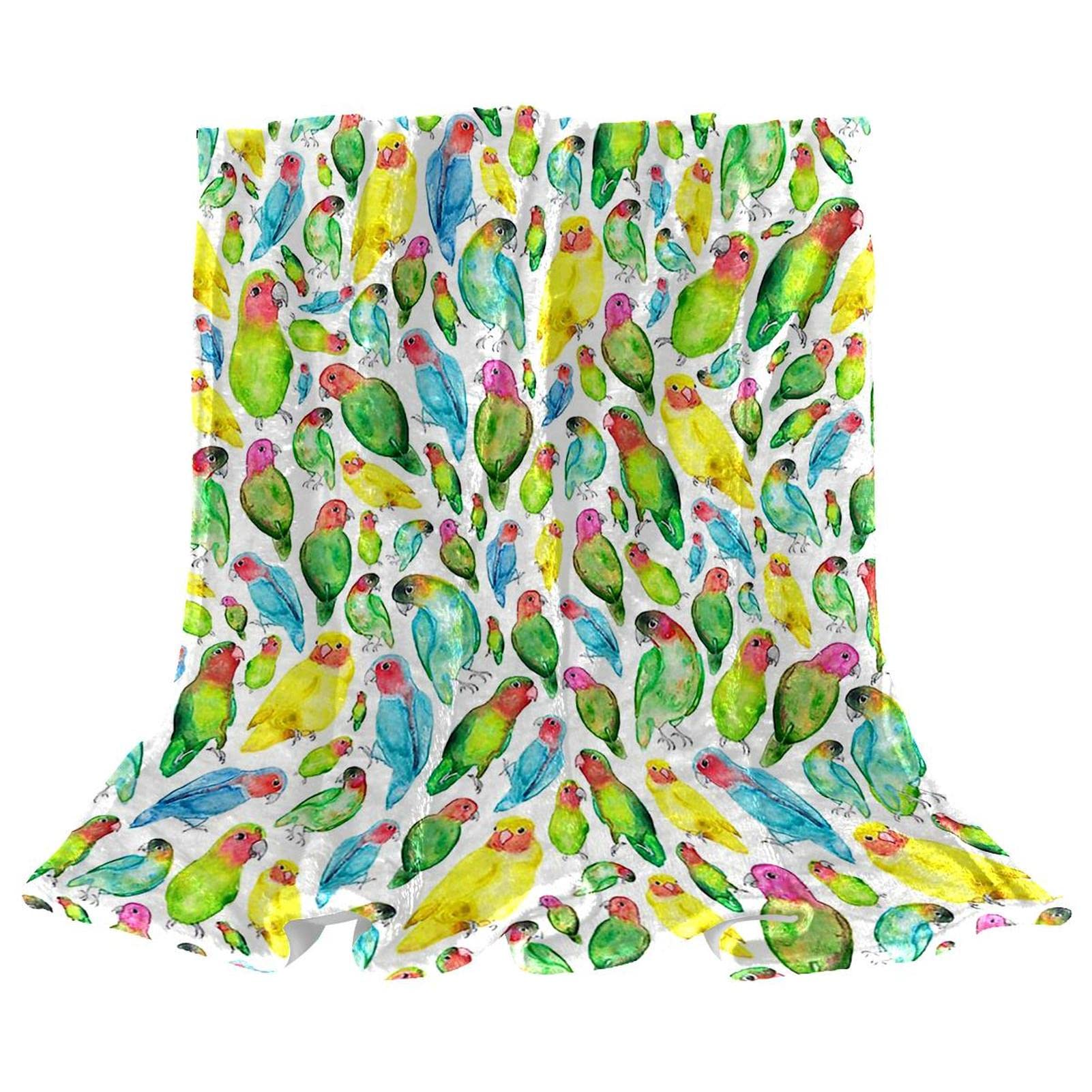 Couvertures en microfibre anti-froid pour literie motif animalier