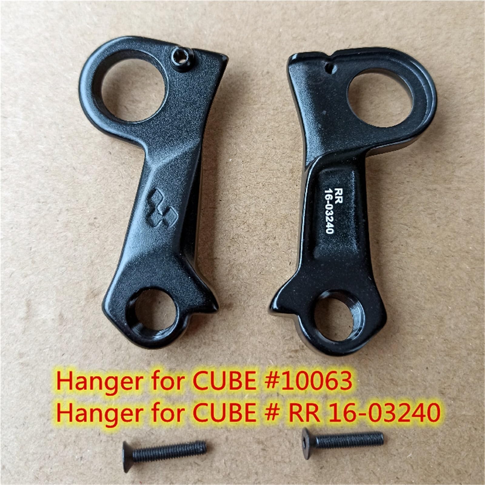 Patilla de Cambio Trasera for Bicicleta Cube Axial WS Agree Hybrid Litening Cross Race, 1 Unidad, 16-03240