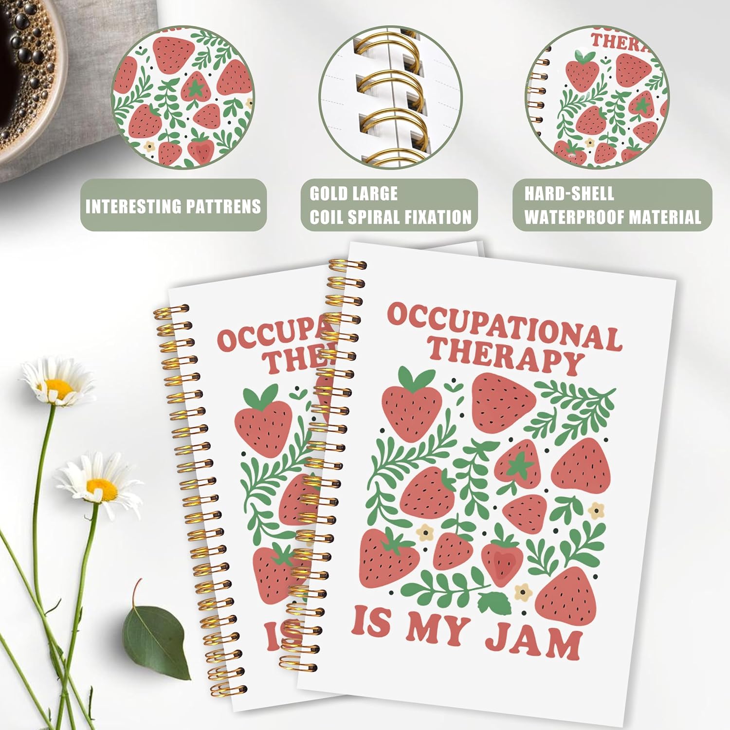 Occupational Therapy Therapist Gifts Spiral Notebook 5.5x8.3 image 3