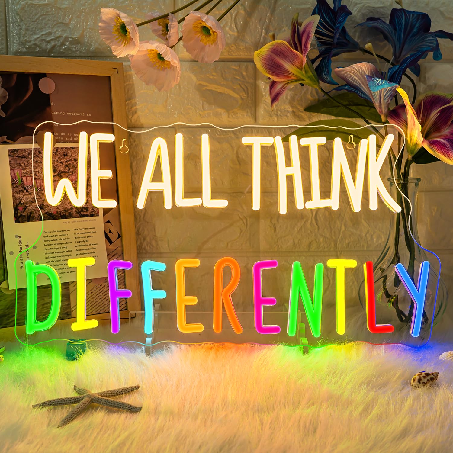 Psychology Neon Sign Counseling LED Night Light Decoration for Classroom