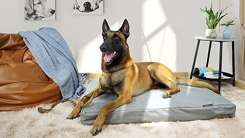 Miniatura 2 de Explore Land Funda impermeable para cama de perro, de lona, lavable, funda de repuesto para jaula de 30 pulgadas, 29 pulgadas de largo x 18 pulgadas