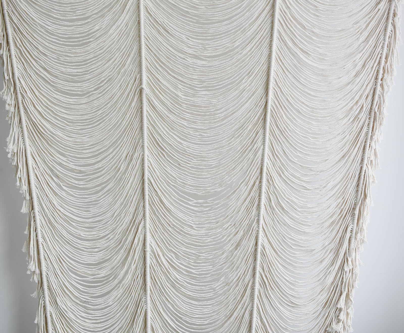 Makramee-Vorhang, Boho-Vorhang, Tür, Fenster, Wanddekoration, Fasergarn, Kunst, Handwerkskunst, Schlafzimmer, Kopfteil-Dekor, 140 x 190 cm (B x H)