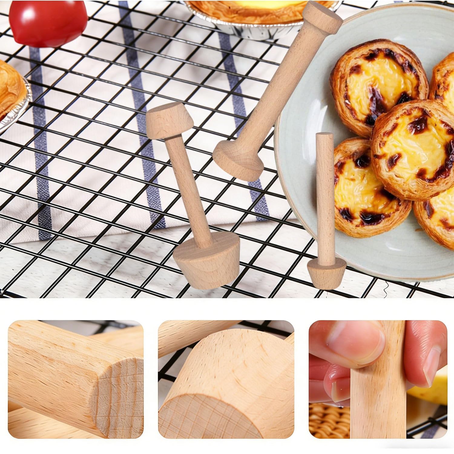 Tart Tamper Set - Professional Baking Tools -2