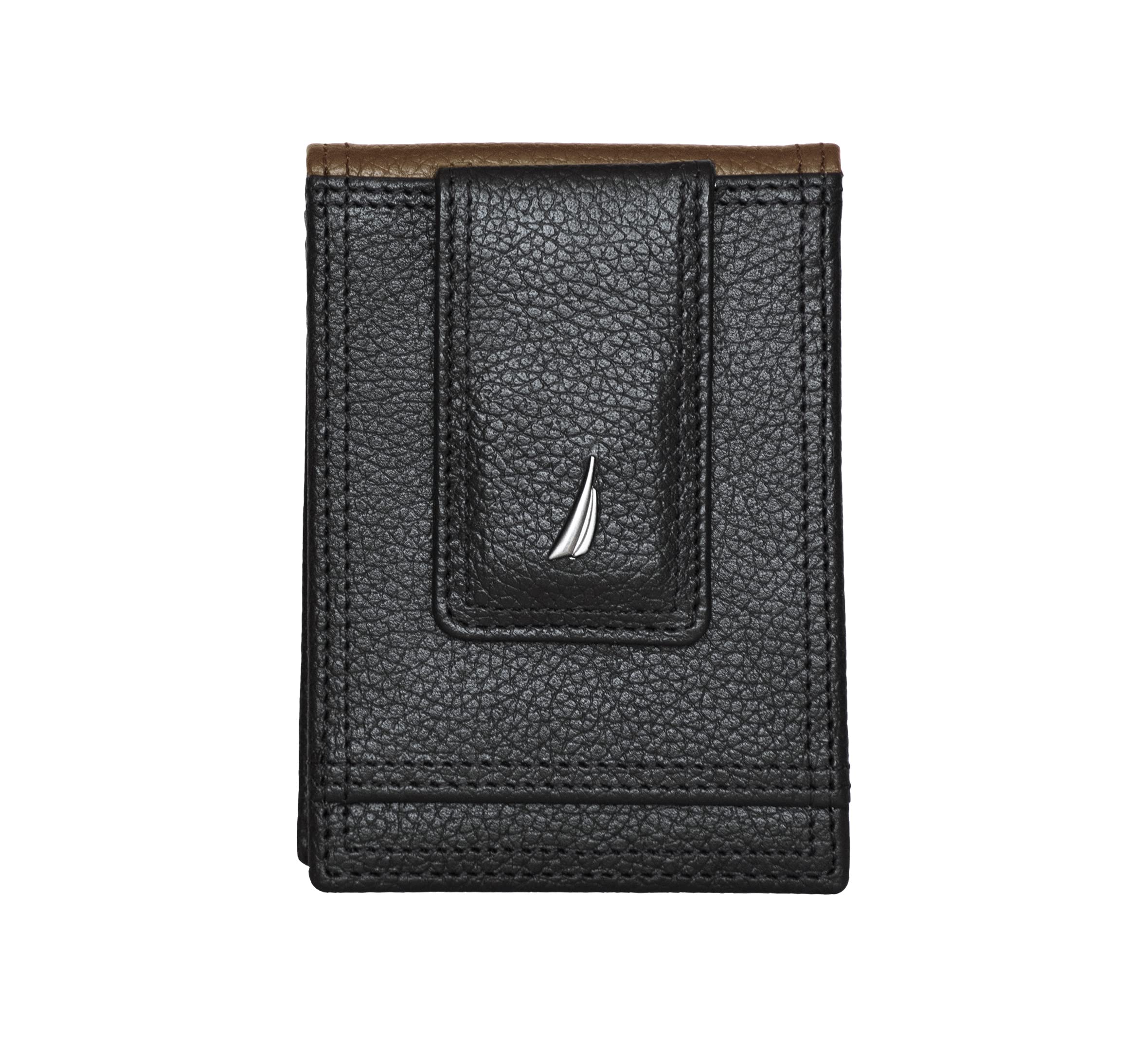 NauticaMen's Slim Wallet | Card Case | RFID Blocking | ID Window | Minimalist | Lightweight | Genuine Leather