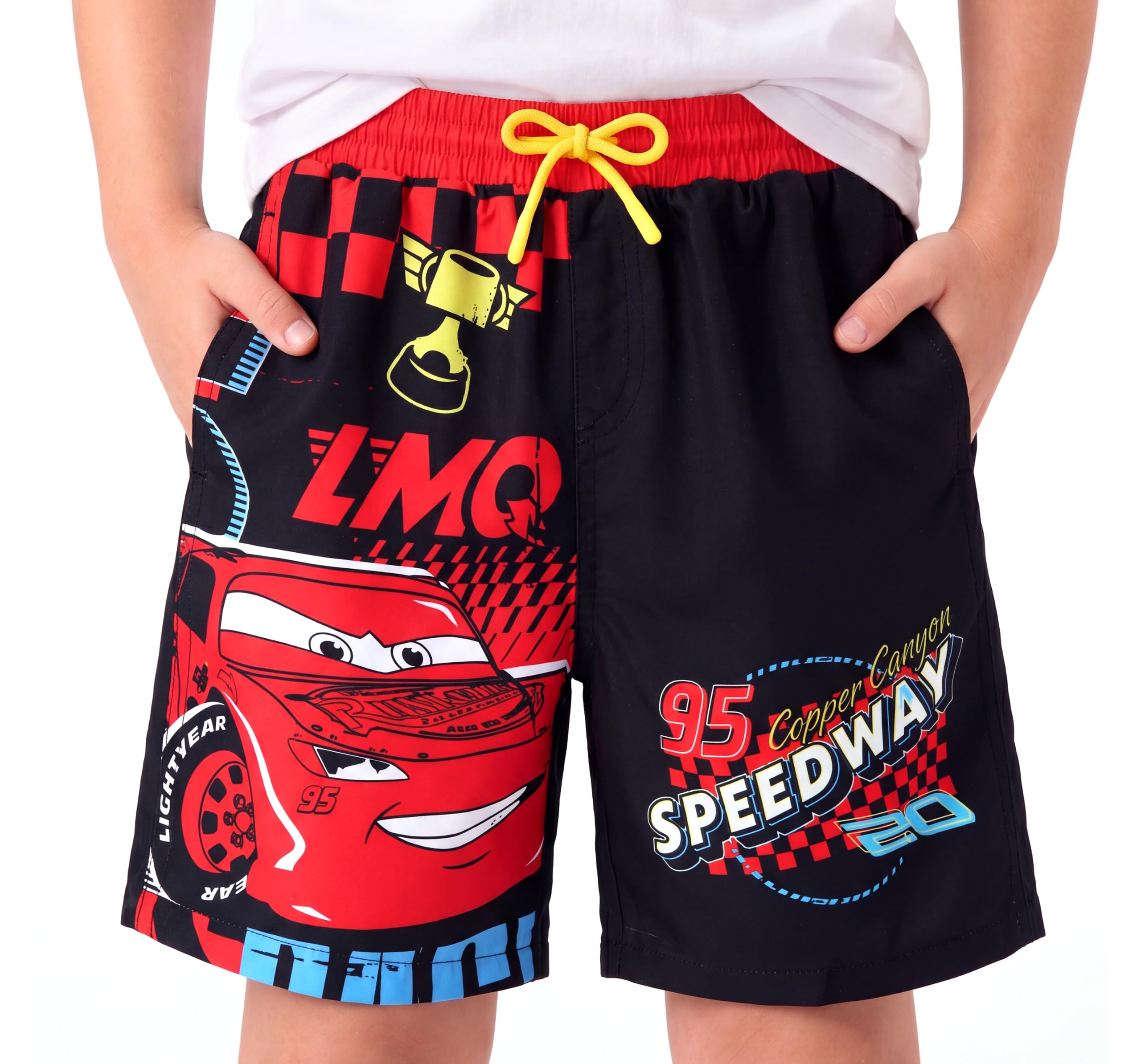 Disney Spiderman Cars Toy Story Boy Swim Trunks UPF 50+Swim Shorts Kid2-13Y