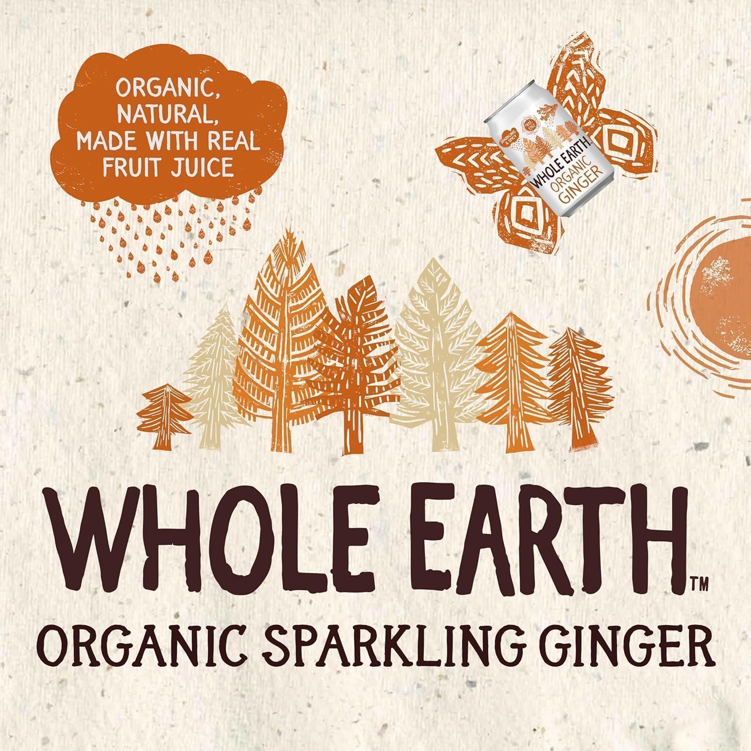 Whole Earth Refresco De X 330ml (bio), Jengibre, 24 Unidad