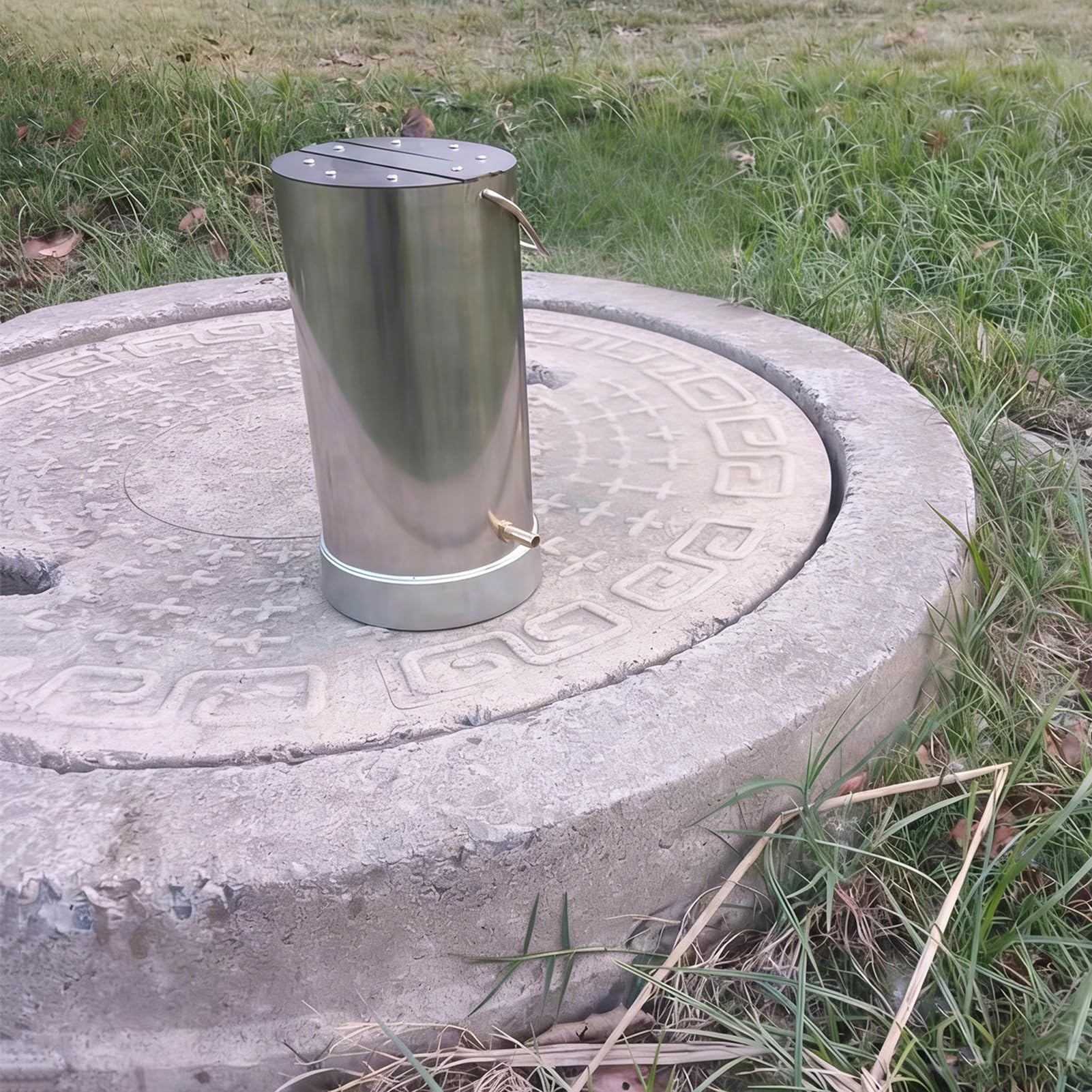 Campionatore d'acqua da 4 l, tazza ponderata per raccolta di liquidi per pozzetti, stagni, laghi e fiumi, kit di campionamento durevole
