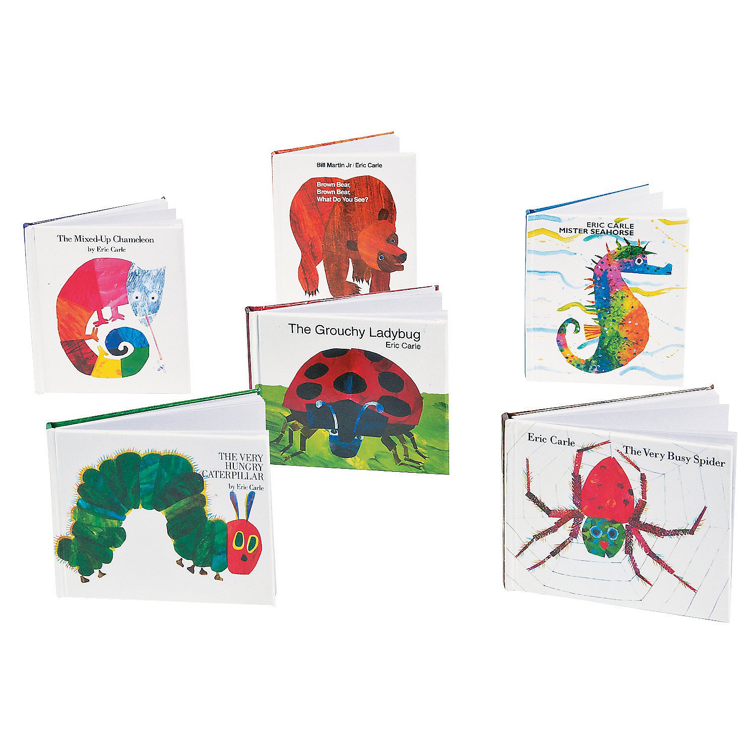 Fun Express The World of Eric Carle Lot de 24 mini carnets de notes à couverture rigide – Papeterie – Blocs-notes et journaux