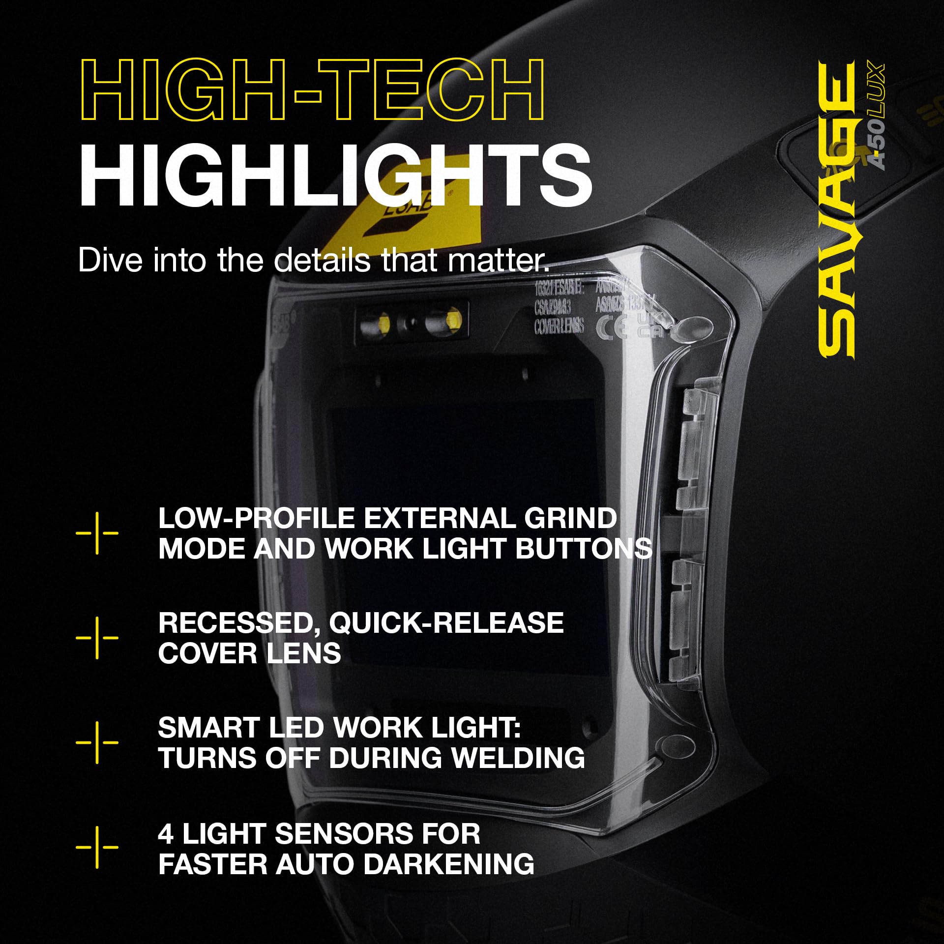 namePANTALLA AUTOMATICA SAVAGE A50 LUX BLACK REF,0700500950 ESAB