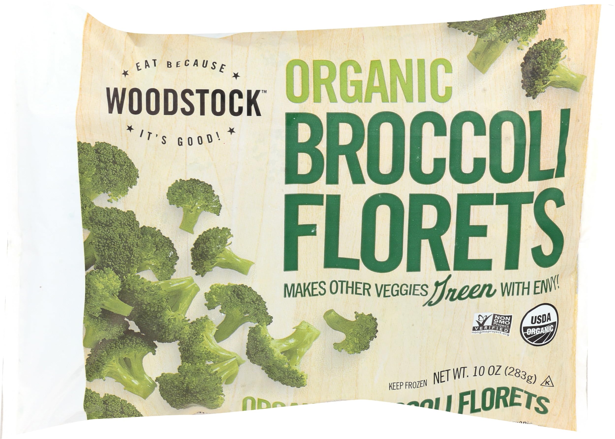 Woodstock Frozen Broccoli Floret Organic, 10 oz