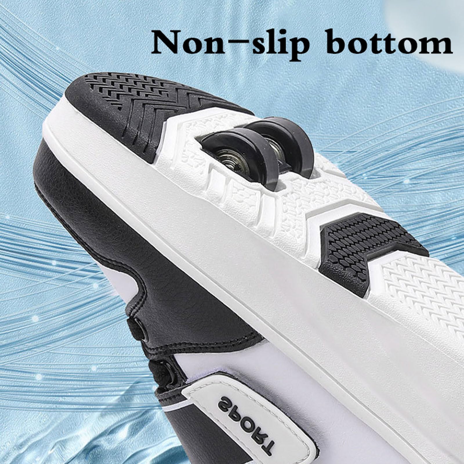 Zapatillas Deportivas con Ruedas para niños,Zapatillas de Skateboarding Niñas Niños,2 en 1 Zapatillas con Ruedas,Multiusos,Comodidad,para Regalos de cumpleaños y Navidad