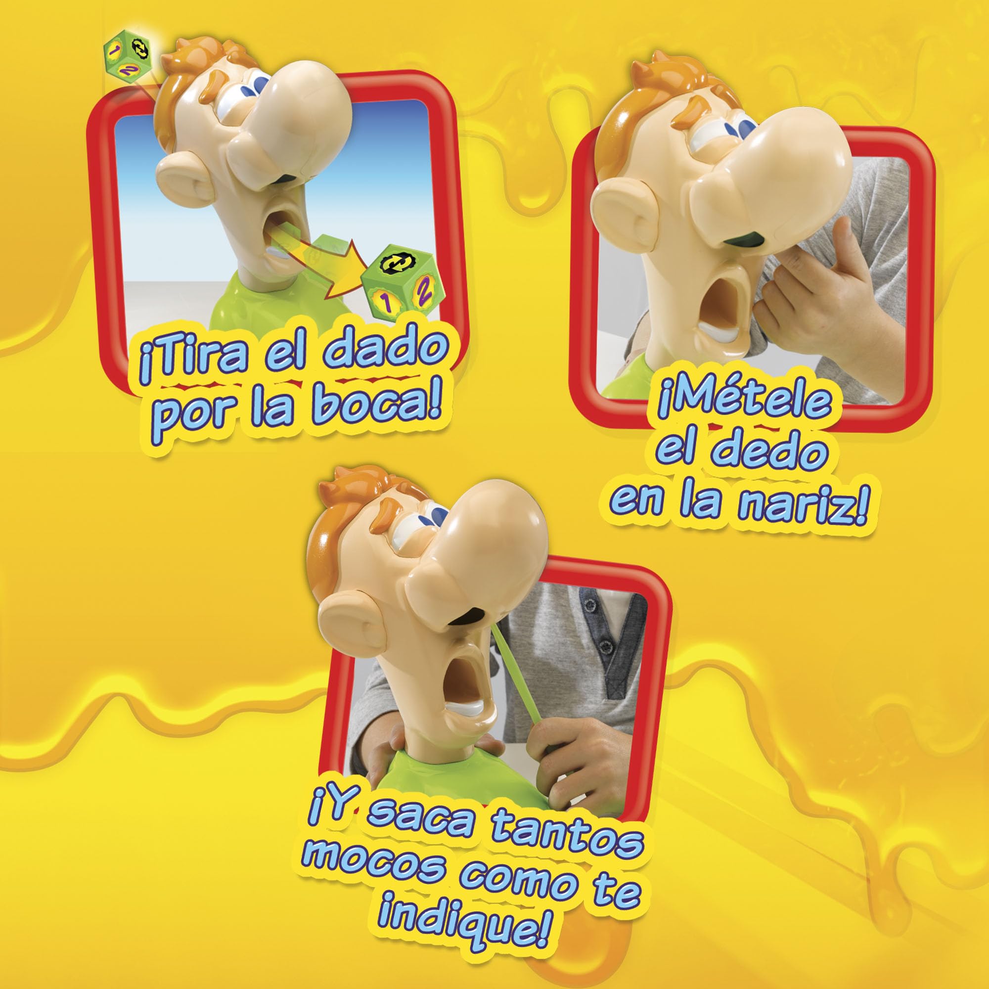 Bizak- Pepe Moco - Divertido Juego de Mesa para Niños de 4 Años - Juego Infantil con Mocos y Cerebros - Emoción y Risas Aseguradas - Regalo para Niños y para Reuniones Familiares (64554517)