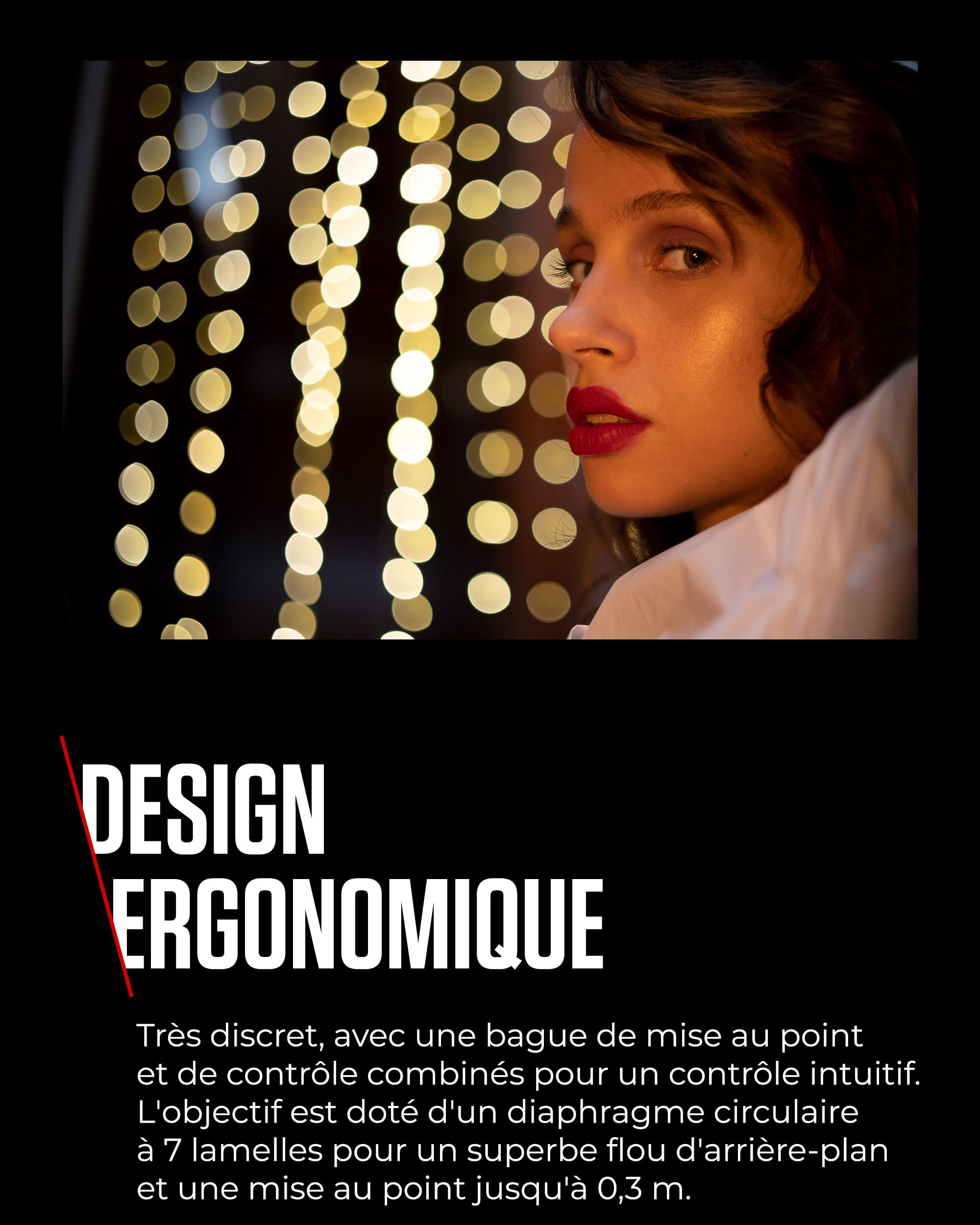 Objectif Appareil Photo Canon RF 50mm F1.8 STM - Compact et Léger pour Appareils Photo EOS R, Ouverture Rapide, Mise au Point Fluide - Idéal pour les Portraits et la Photographie Créative