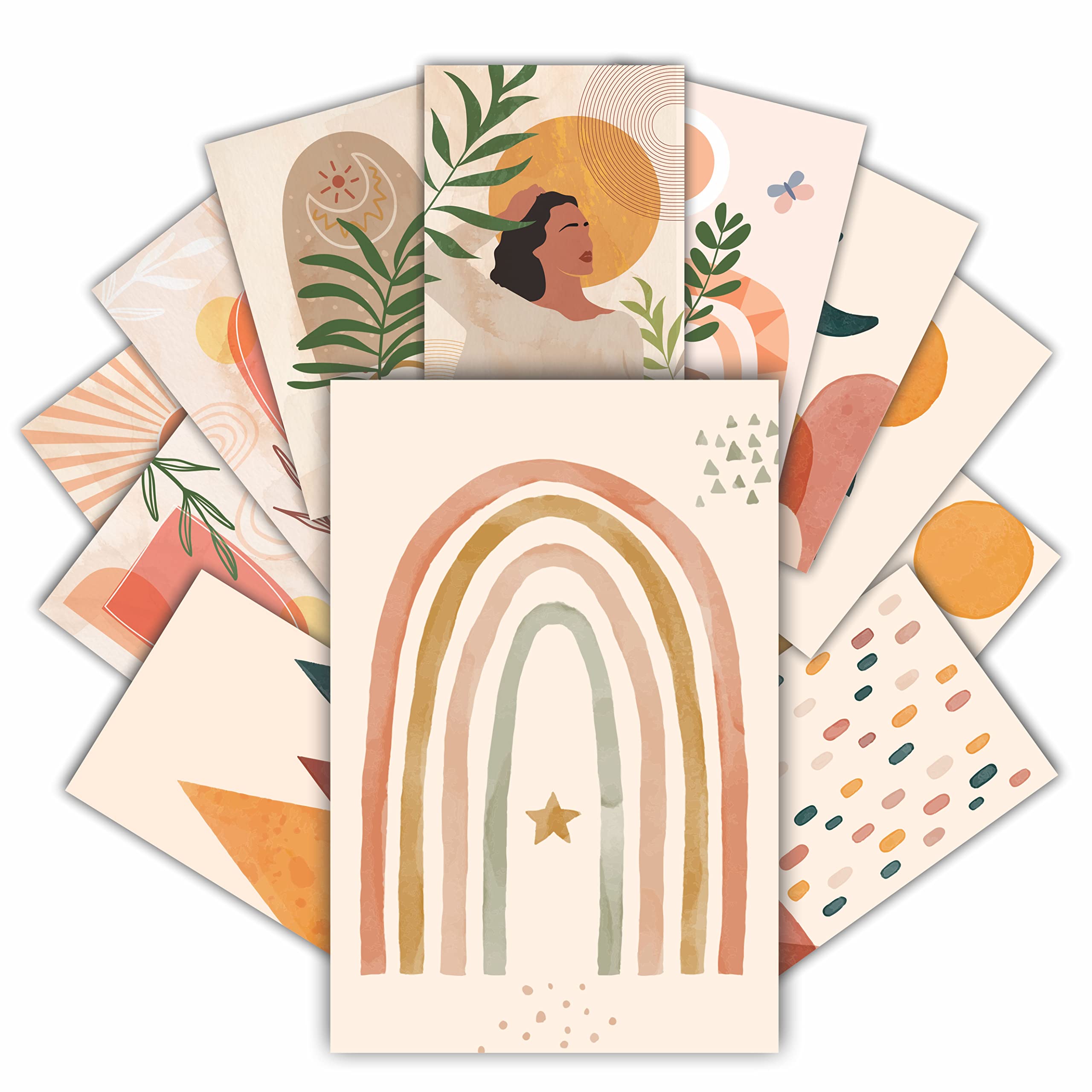 Buy HK Studio Boho Wall Art for Dorm, Home Decor Self Adhesive, Easy