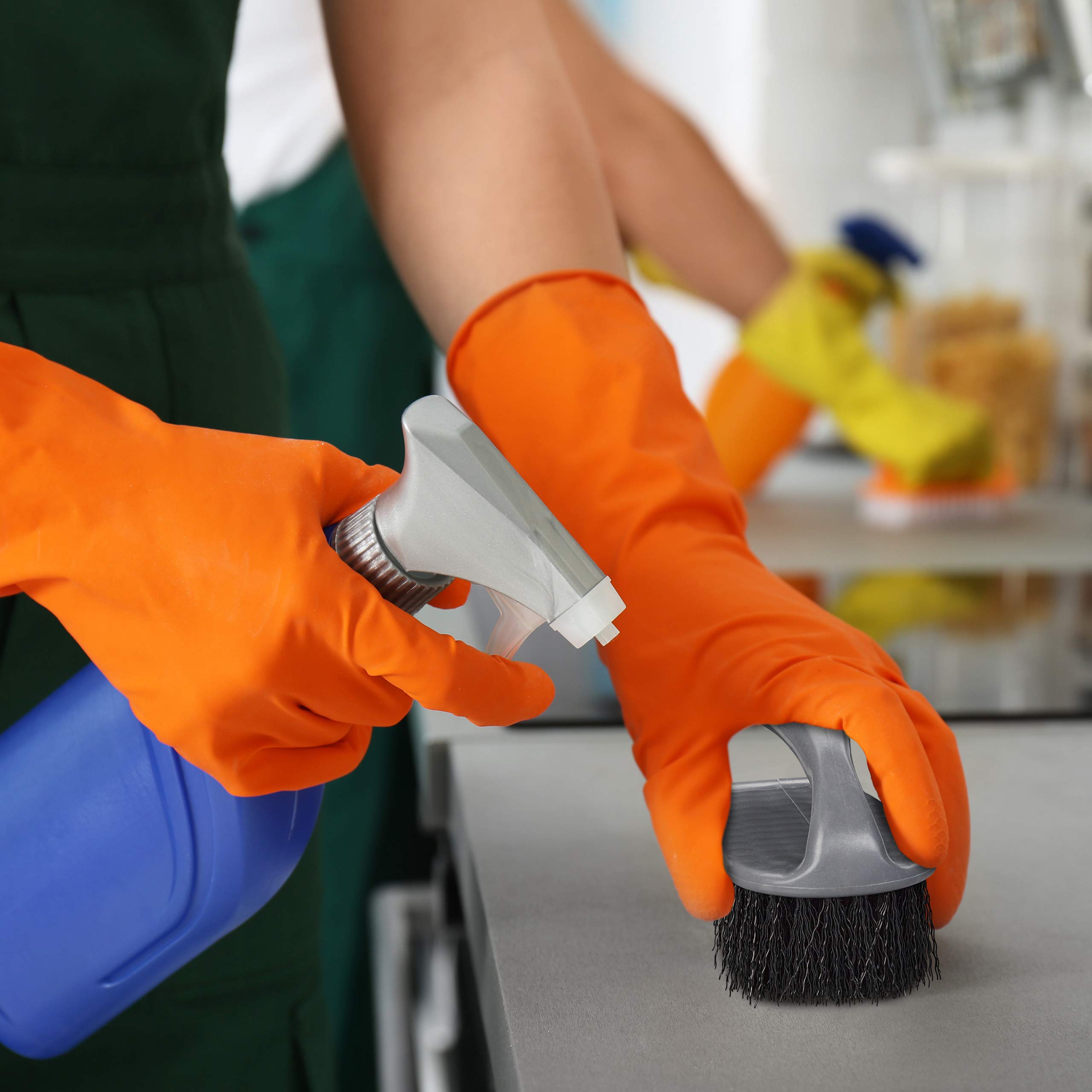 Spazzola Di Pulizia Con Setole Extra Dure - Per Vestiti, Scarpe, Cucina, Bagno, Piastrelle, Con Manico - Foto 8